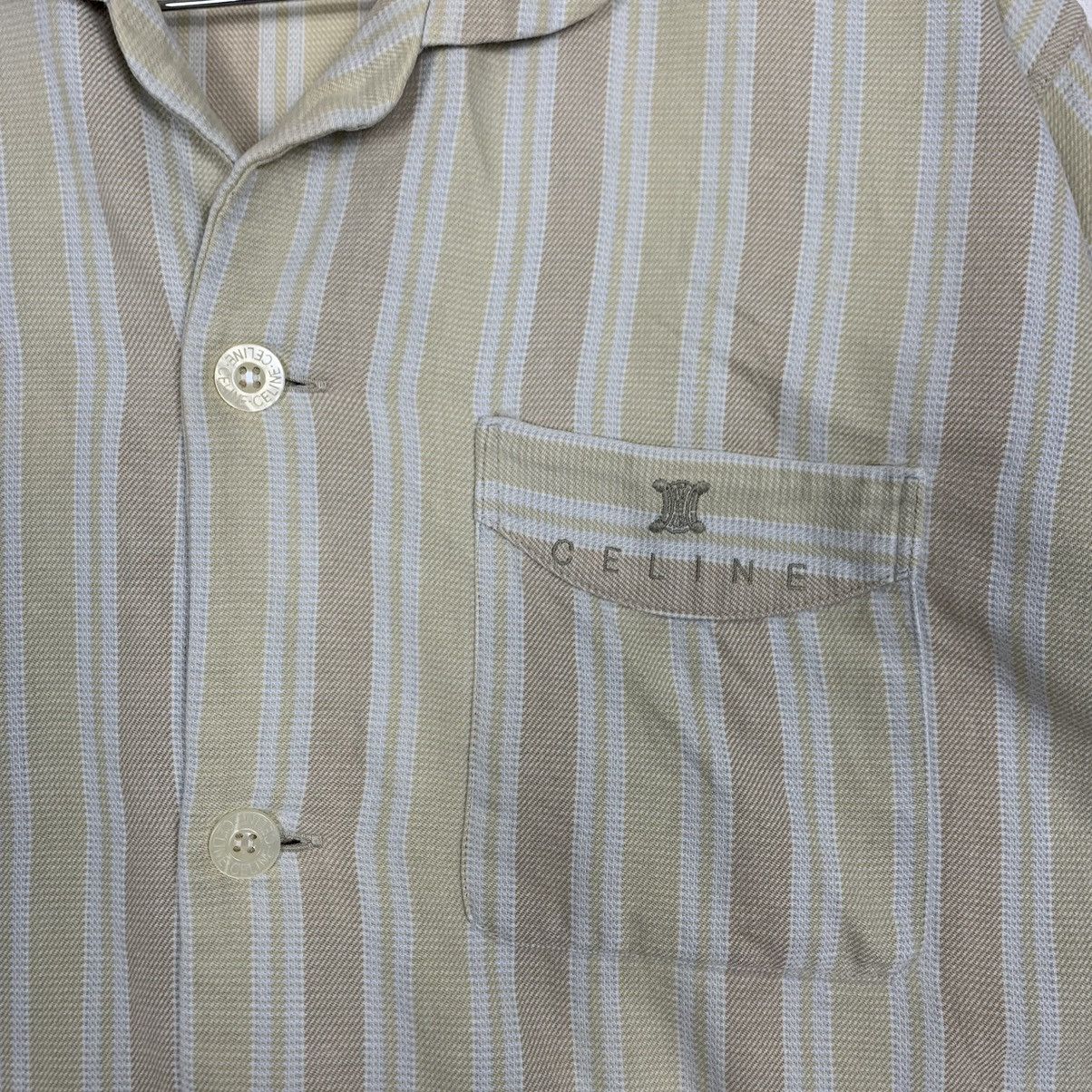Celine Vintage Celine Homme Button Up Shirt Size US L / EU 52-54 / 3 - 12 Thumbnail