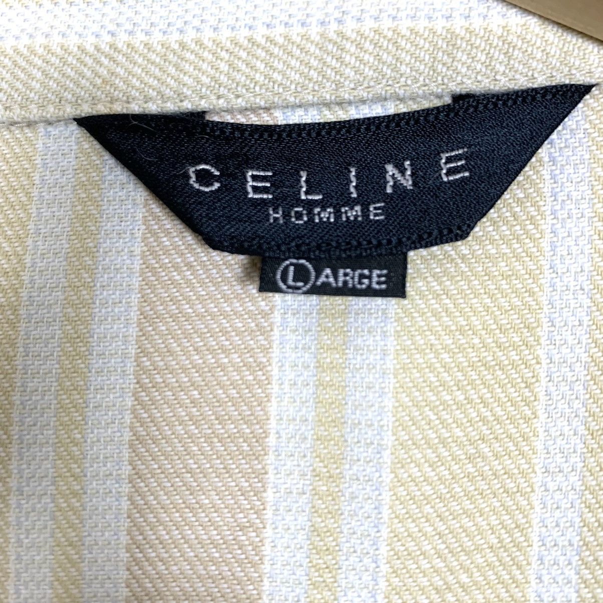Celine Vintage Celine Homme Button Up Shirt Size US L / EU 52-54 / 3 - 10 Thumbnail