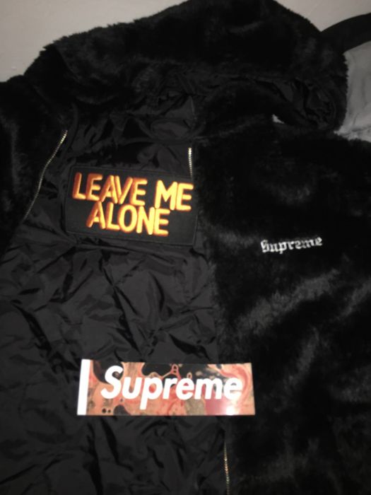 Supreme Reversible Sherpa Work Parka Black | Grailed