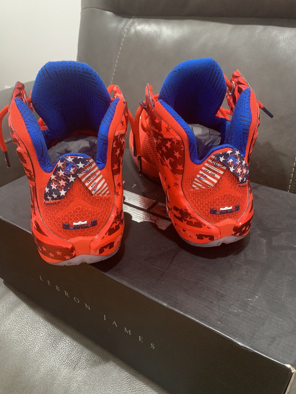 Nike Nike Lebron 12 USA Size US 11.5 / EU 44-45 - 4 Thumbnail