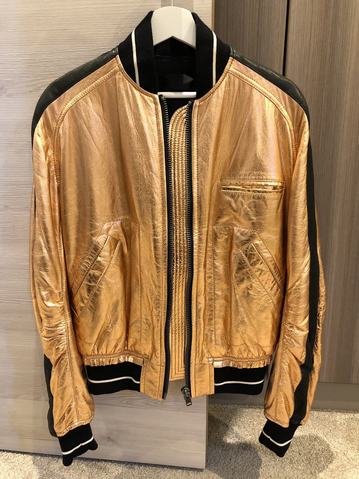 Haider Ackermann Haider Ackermann Leather Bomber Jacket | Grailed