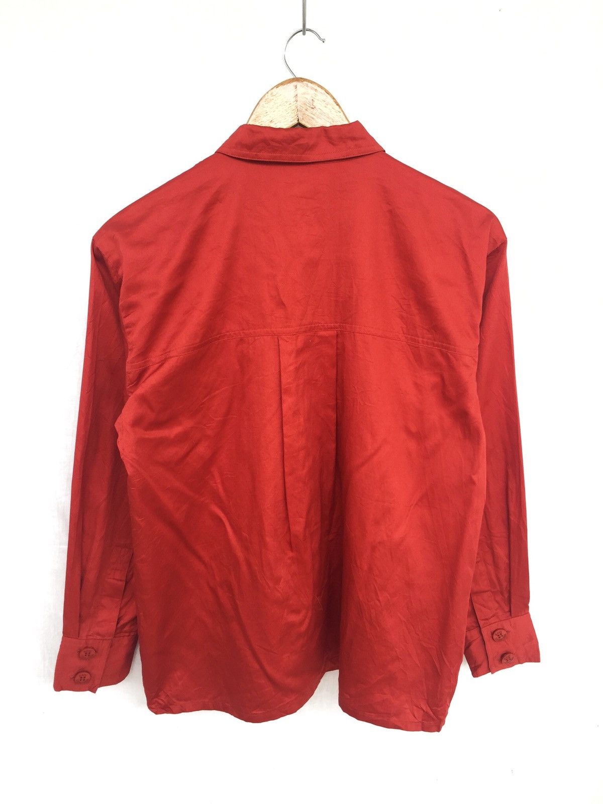 Karl Lagerfeld Red Double Pocket Button Up Shirt Size US S / EU 44-46 / 1 - 5 Thumbnail