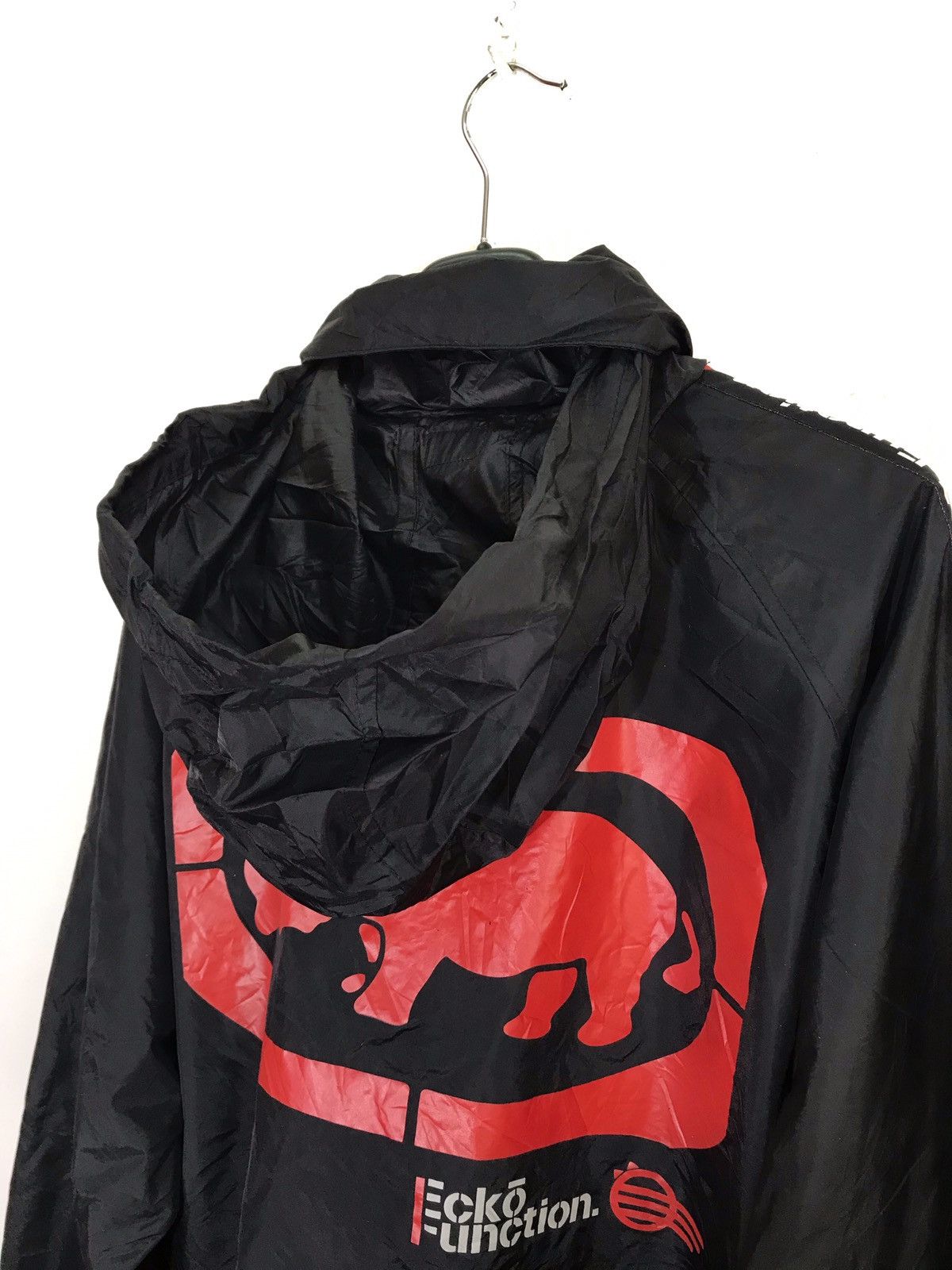 Ecko Unltd. Ecko Unltd. Function Big Logo Hooded Windbreaker Jackets Size US L / EU 52-54 / 3 - 3 Thumbnail