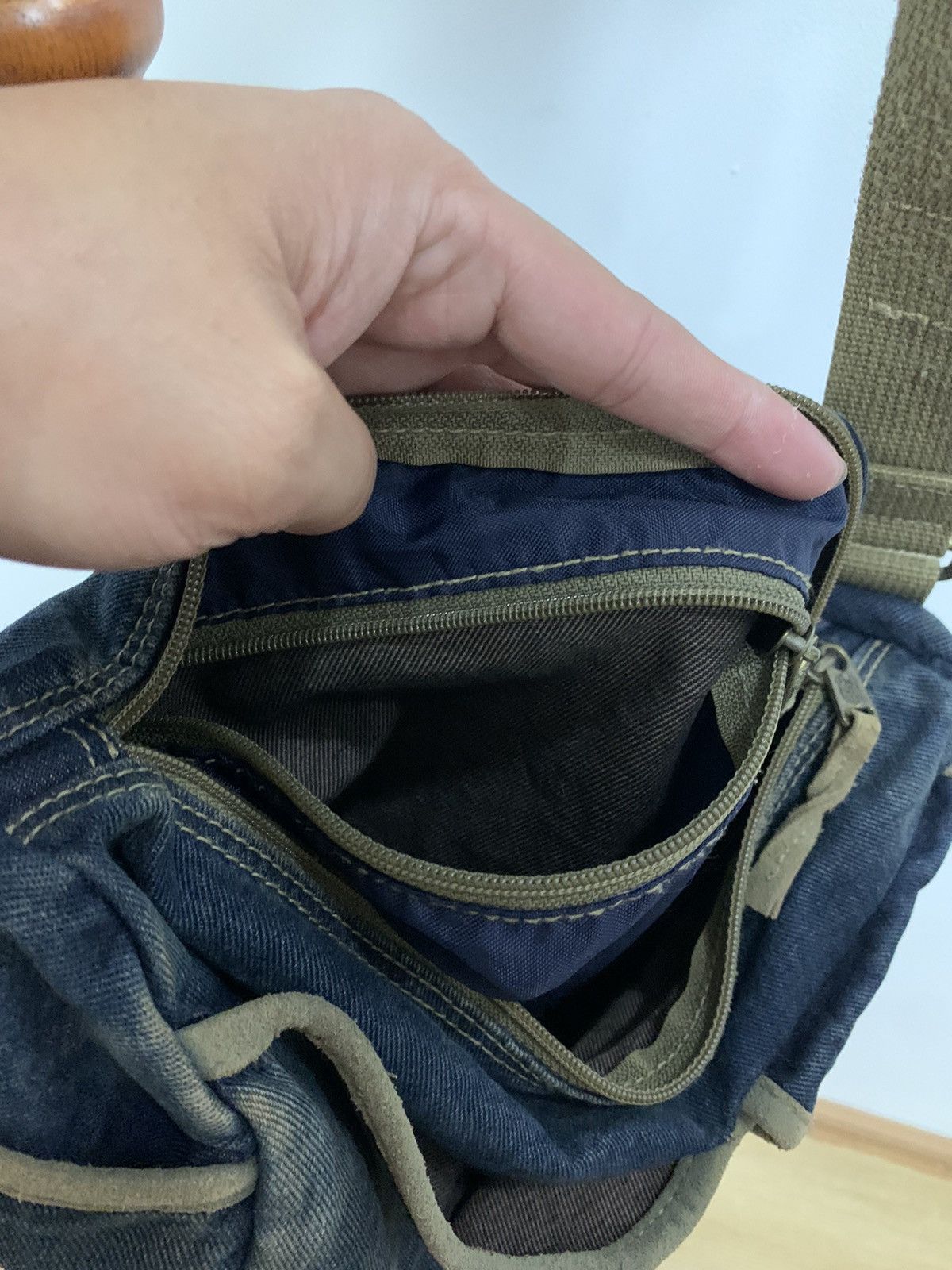 Japanese Brand Lucas Sling Duffle Medium Bag Denim Size ONE SIZE - 10 Thumbnail