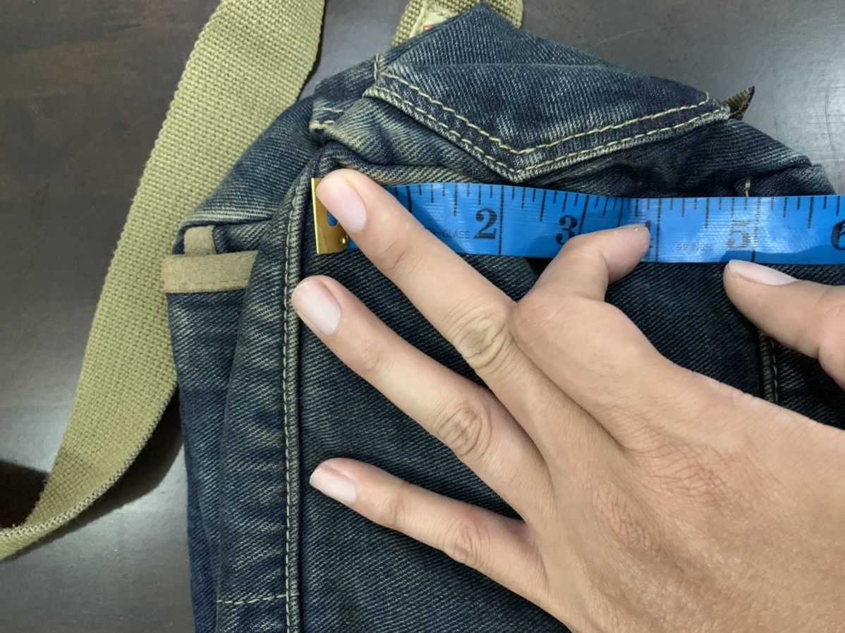 Japanese Brand Lucas Sling Duffle Medium Bag Denim Size ONE SIZE - 12 Thumbnail