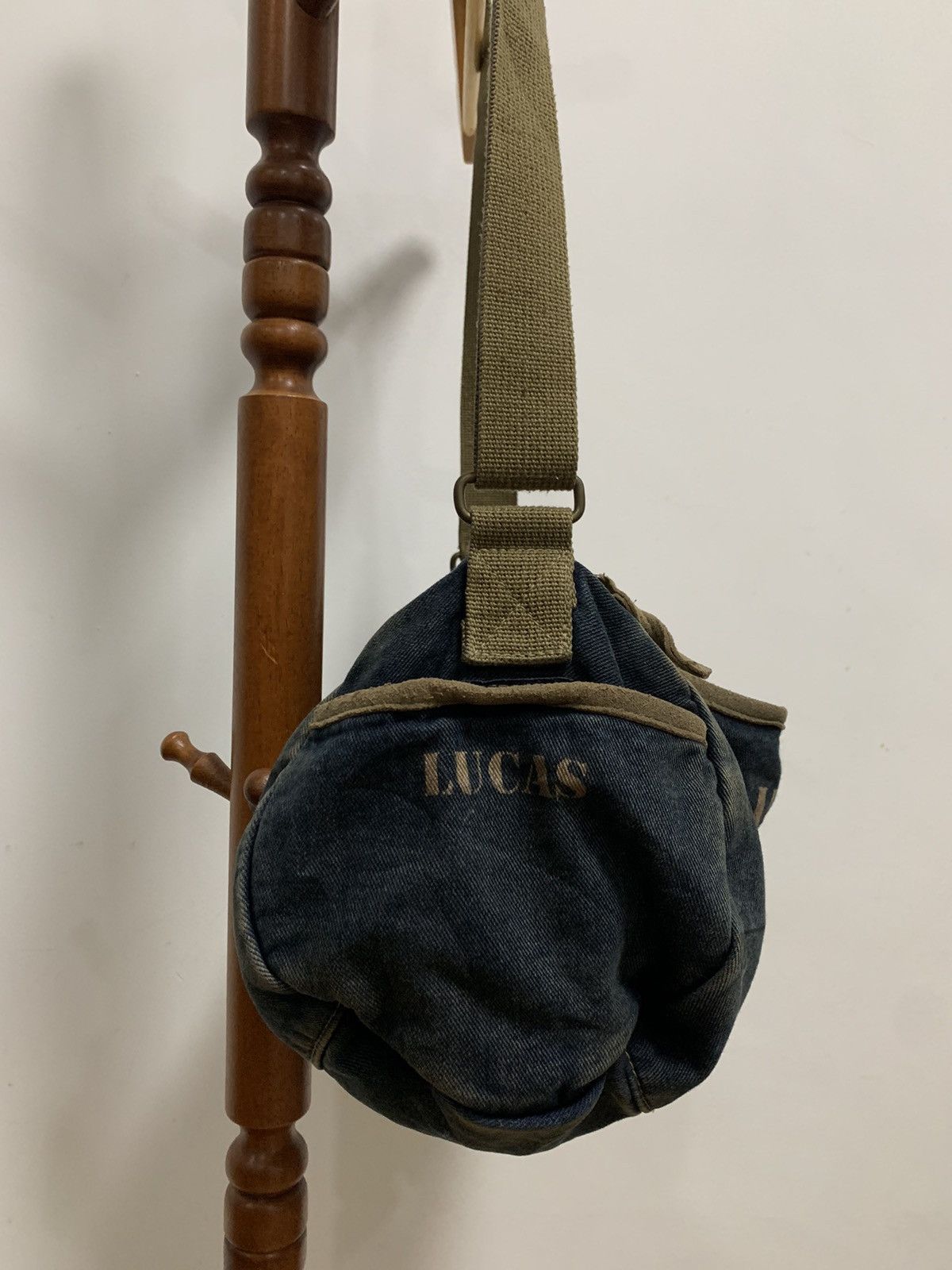 Japanese Brand Lucas Sling Duffle Medium Bag Denim Size ONE SIZE - 7 Thumbnail