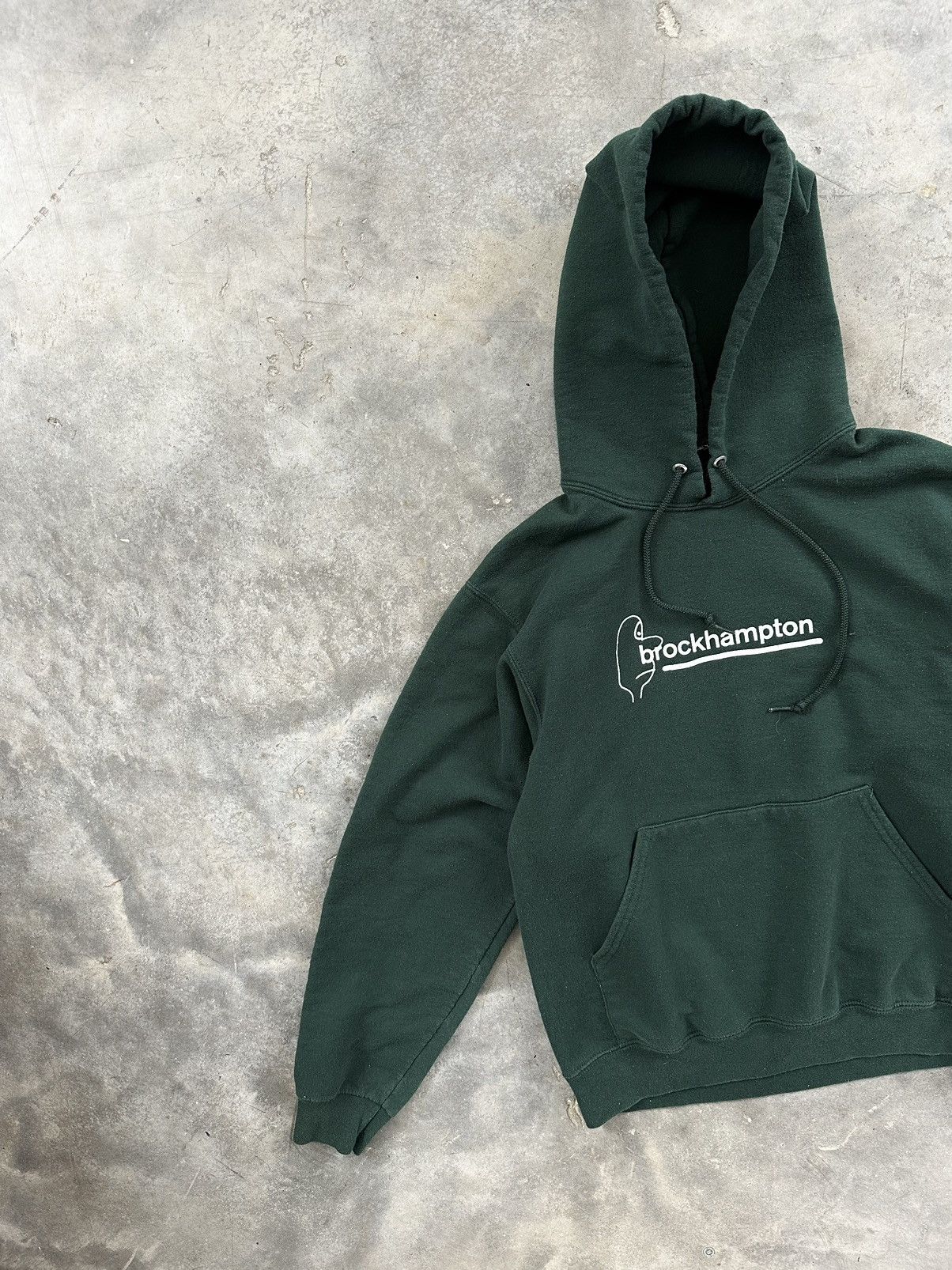 Brockhampton Brockhampton Forest Green OG Logo Hoodie Sz. Small Couch Size US S / EU 44-46 / 1 - 2 Thumbnail