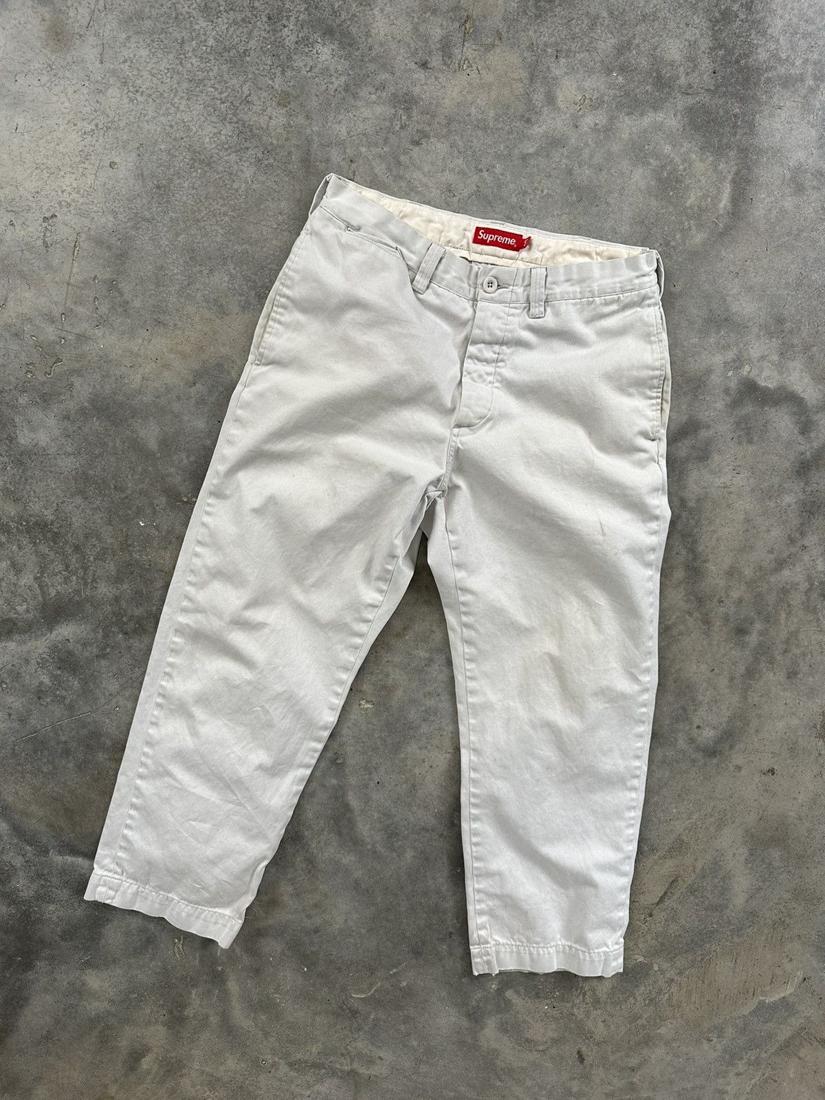 Supreme Supreme Arc Logo Chino Pant SS19 Sz. 30 Size US 30 / EU 46 - 4 Thumbnail