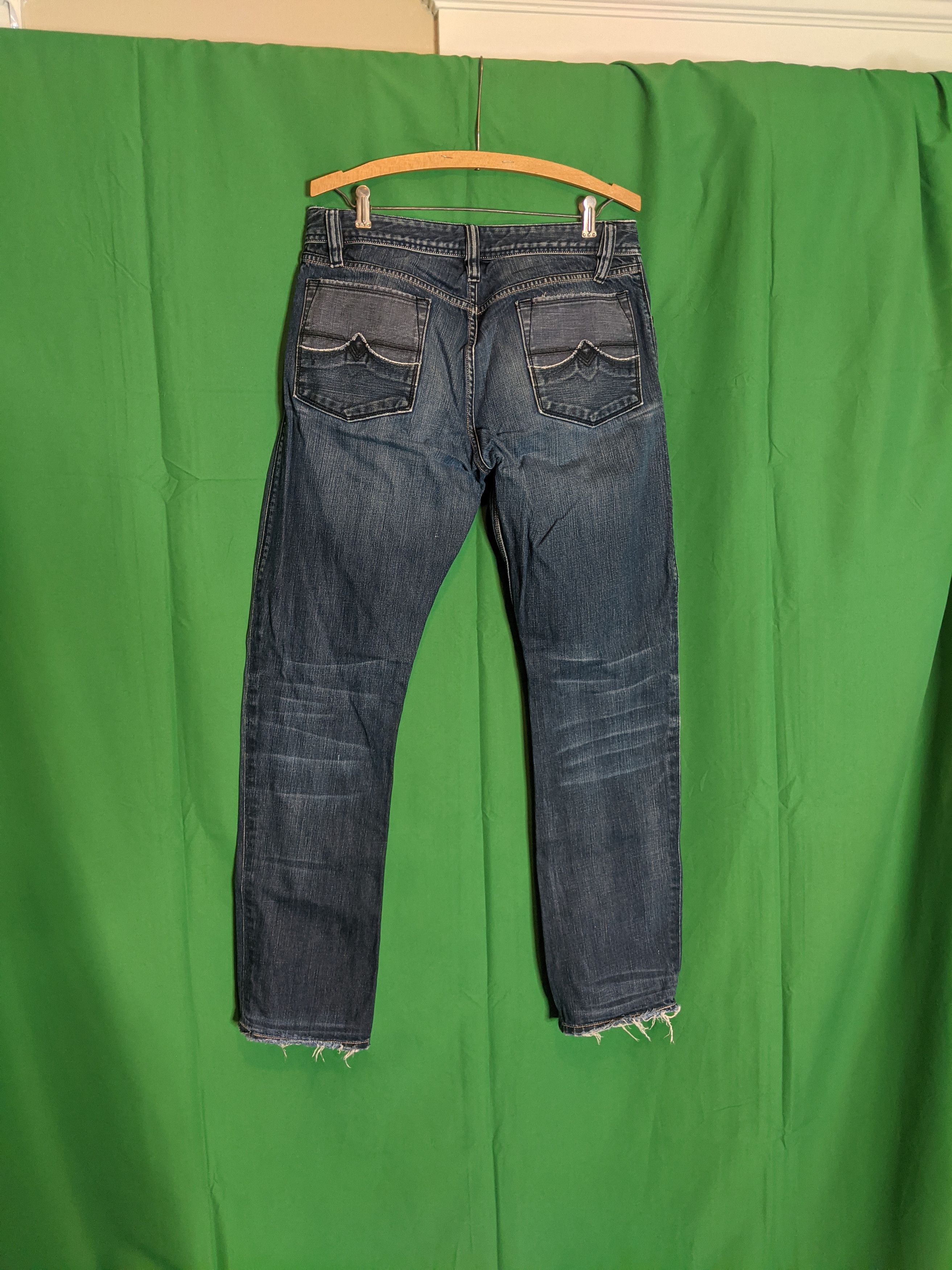 Diesel ZAF blue denim slim jeans 33" Size US 32 / EU 48 - 7 Thumbnail