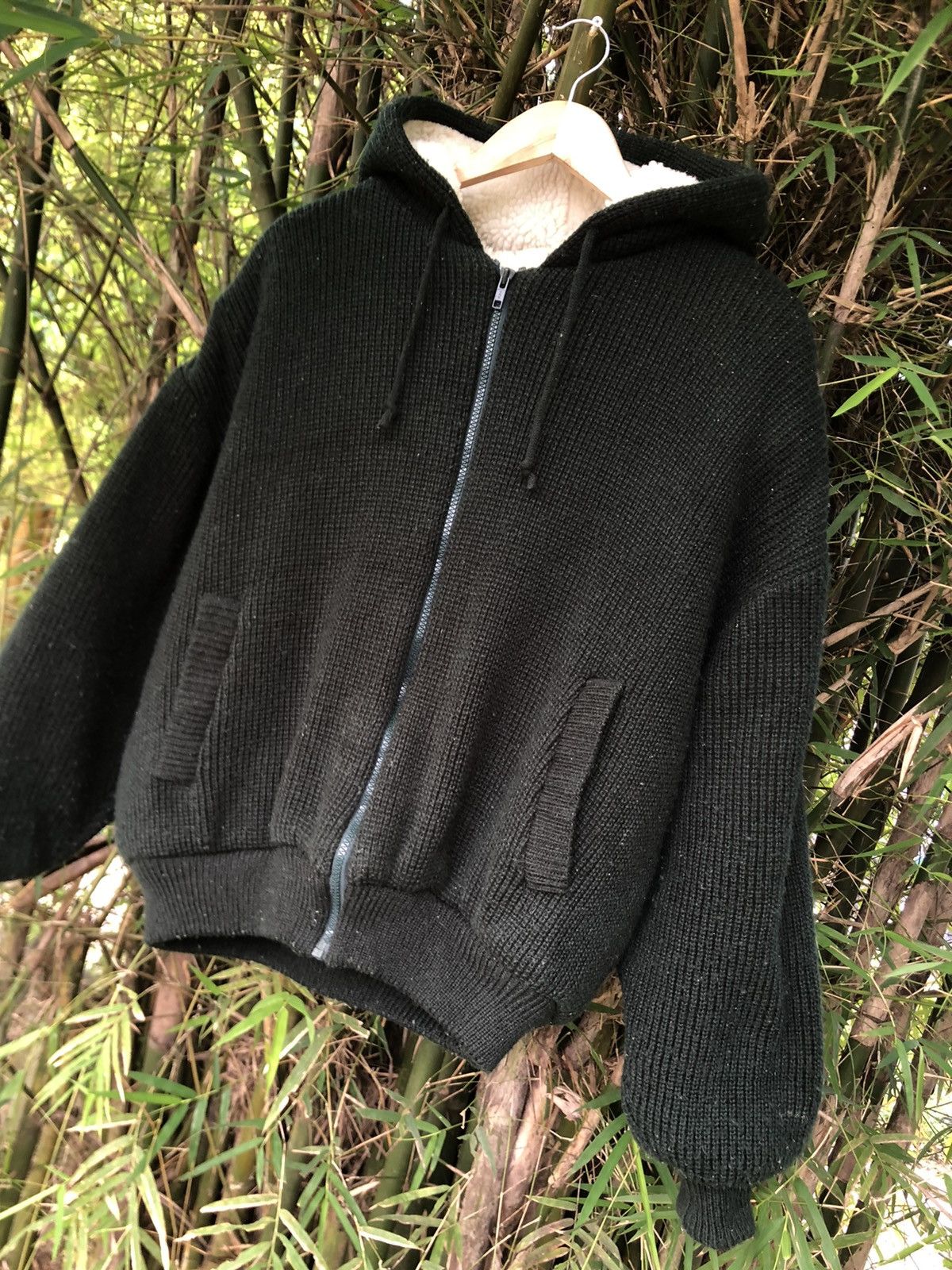 Vintage 🔥Last Call🔥Vintage 60s/70s winter hoodie knitwear Size US L / EU 52-54 / 3 - 2 Thumbnail