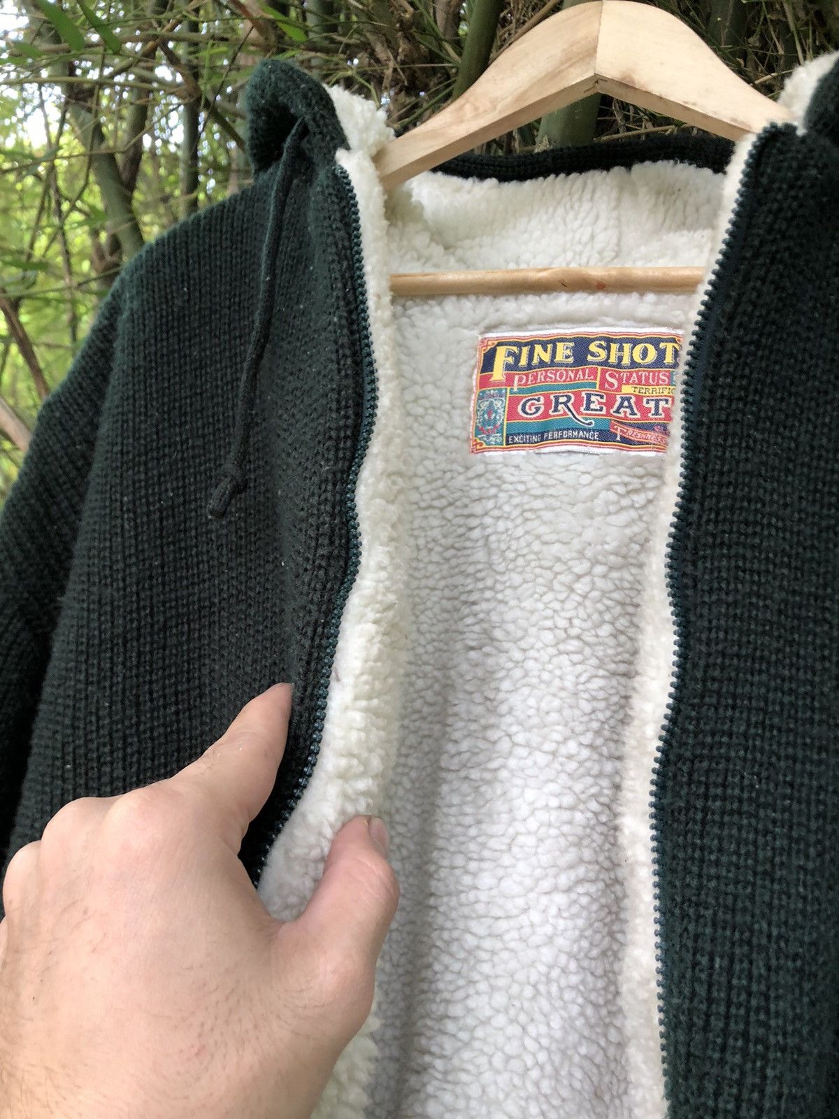 Vintage 🔥Last Call🔥Vintage 60s/70s winter hoodie knitwear Size US L / EU 52-54 / 3 - 7 Thumbnail