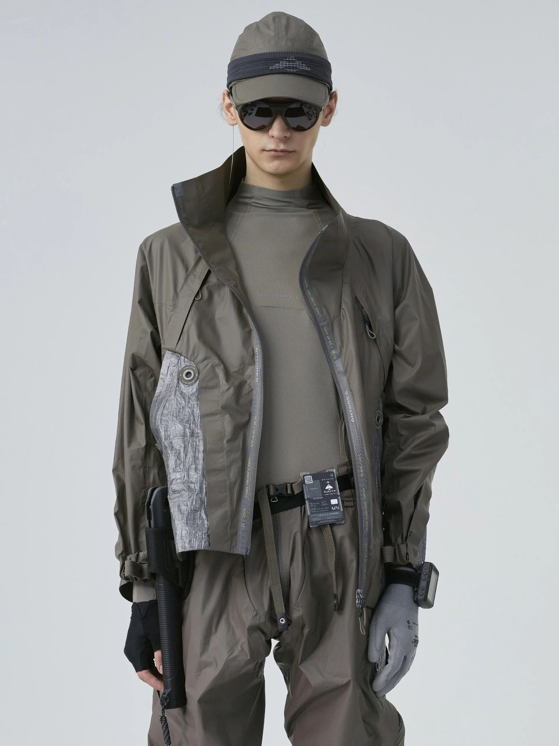 image of Hamcus S.o.d.a / Nano-Shell Gp Jacket Dcf Enhanced in Fossil, Men's (Size Medium)