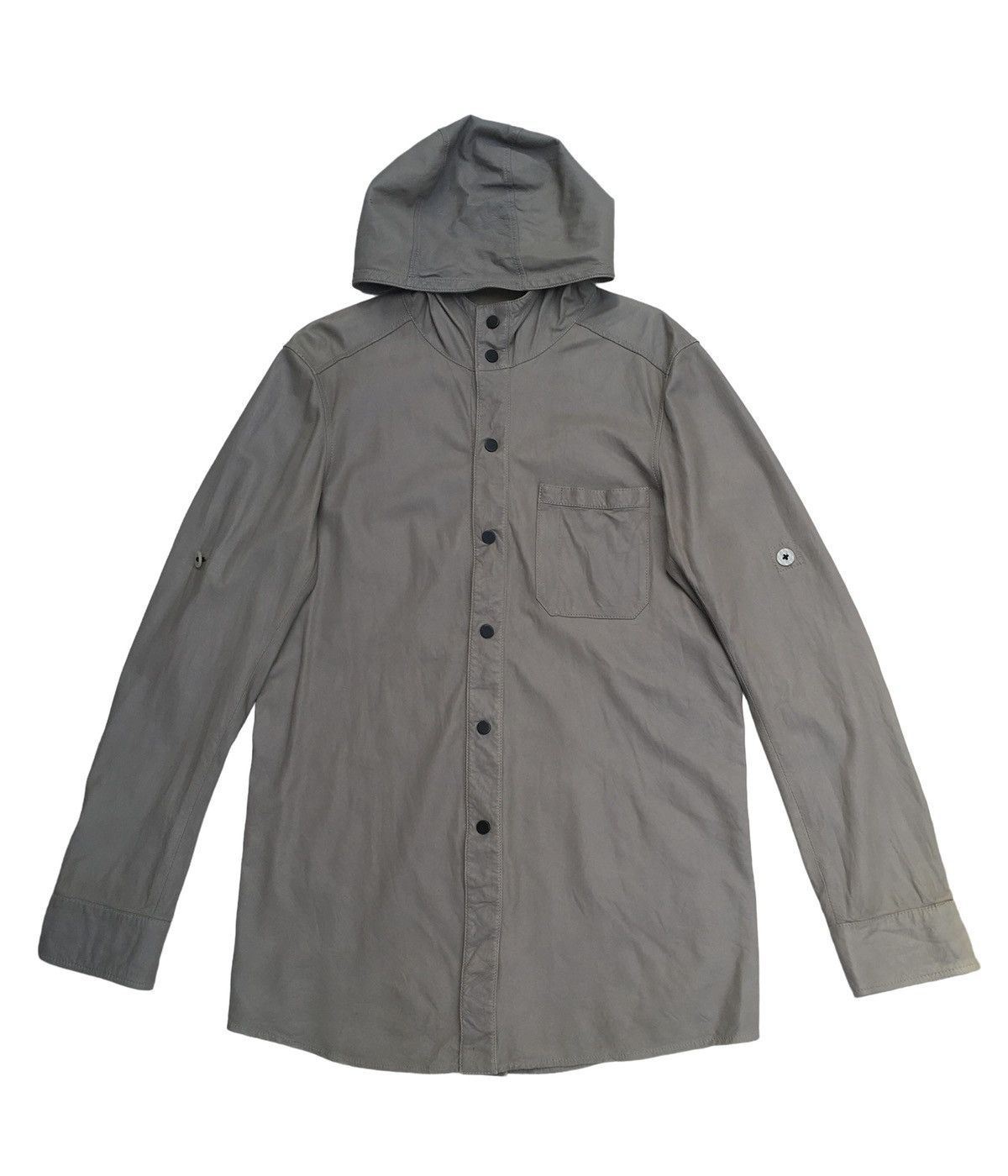 Drome DROME LEATHER JACKET WITH HOODIE Size US S / EU 44-46 / 1 - 1 Thumbnail