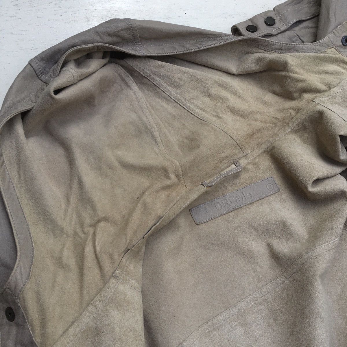 Drome DROME LEATHER JACKET WITH HOODIE Size US S / EU 44-46 / 1 - 14 Thumbnail