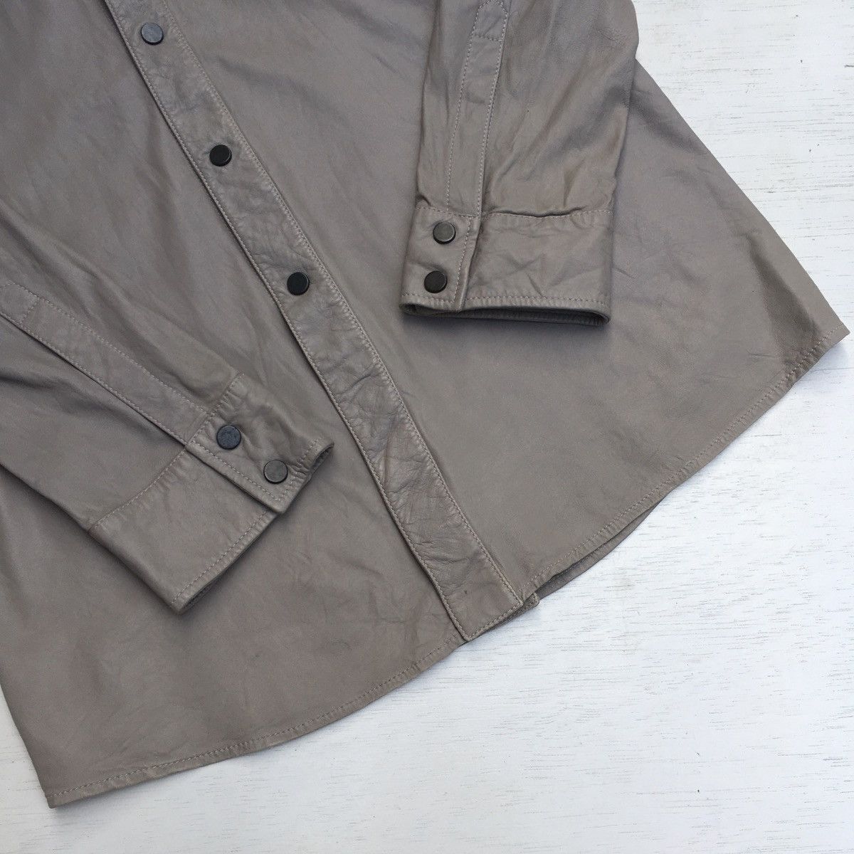 Drome DROME LEATHER JACKET WITH HOODIE Size US S / EU 44-46 / 1 - 5 Thumbnail