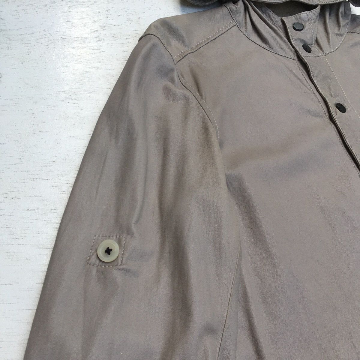 Drome DROME LEATHER JACKET WITH HOODIE Size US S / EU 44-46 / 1 - 6 Thumbnail