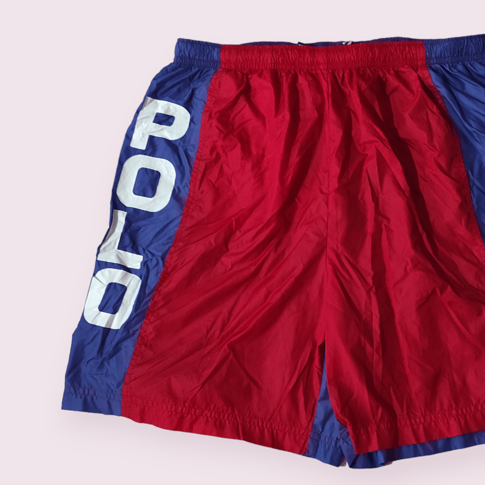 Polo Ralph Lauren Vintage Polo Ralph Lauren Sport Shorts Blue Red Size Large Size US 36 / EU 52 - 8 Thumbnail