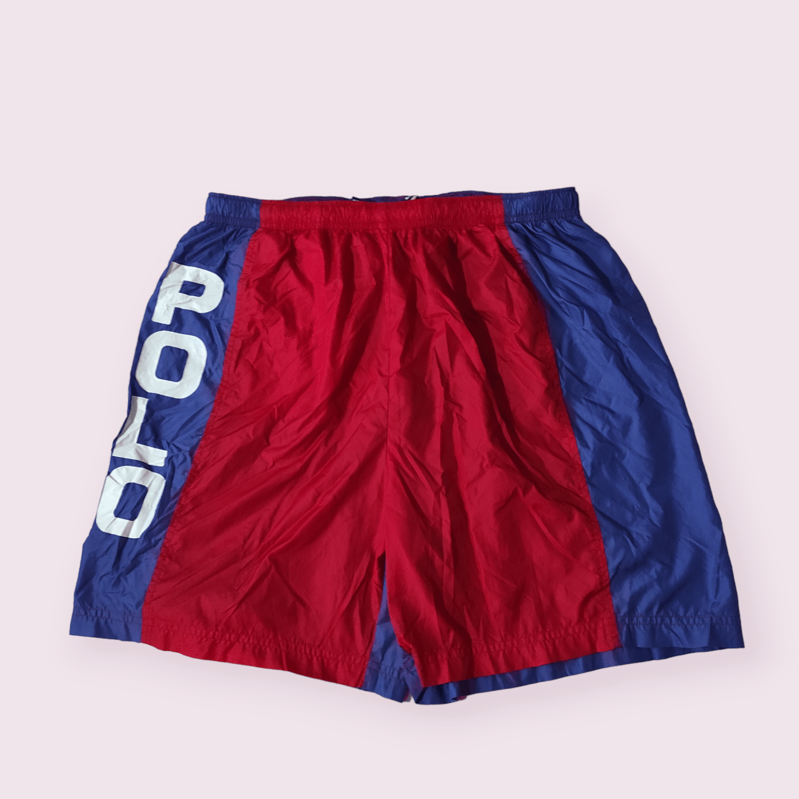 Polo Ralph Lauren Vintage Polo Ralph Lauren Sport Shorts Blue Red Size Large Size US 36 / EU 52 - 14 Thumbnail