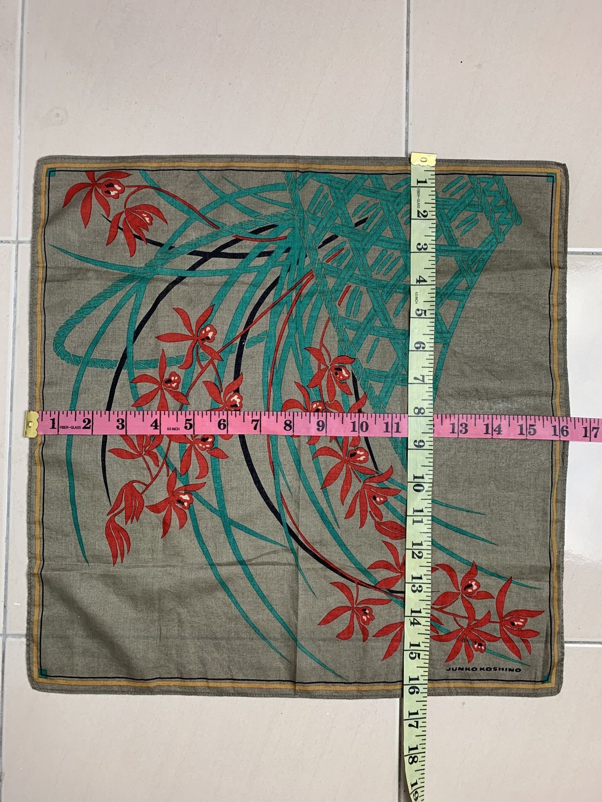 Mr. Junko Junko Koshino Handkerchief Pocketsquares Size ONE SIZE - 8 Thumbnail