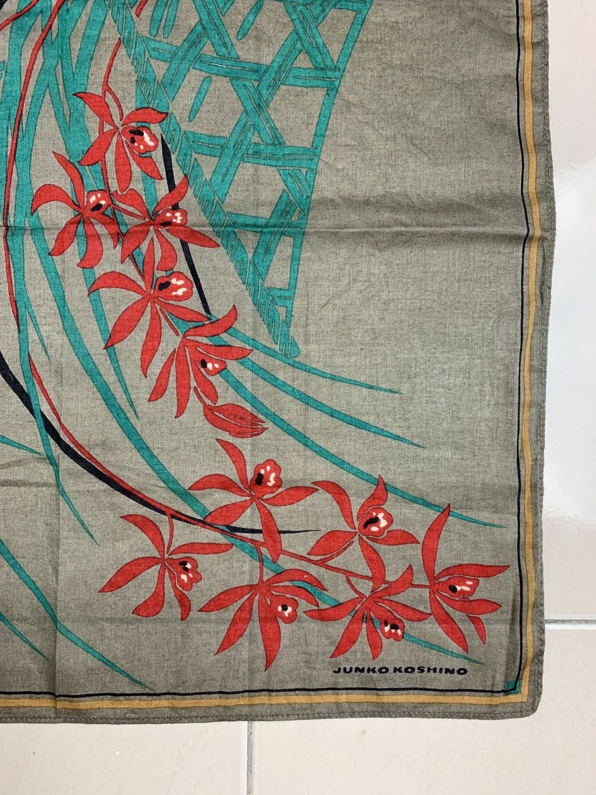 Mr. Junko Junko Koshino Handkerchief Pocketsquares Size ONE SIZE - 4 Thumbnail