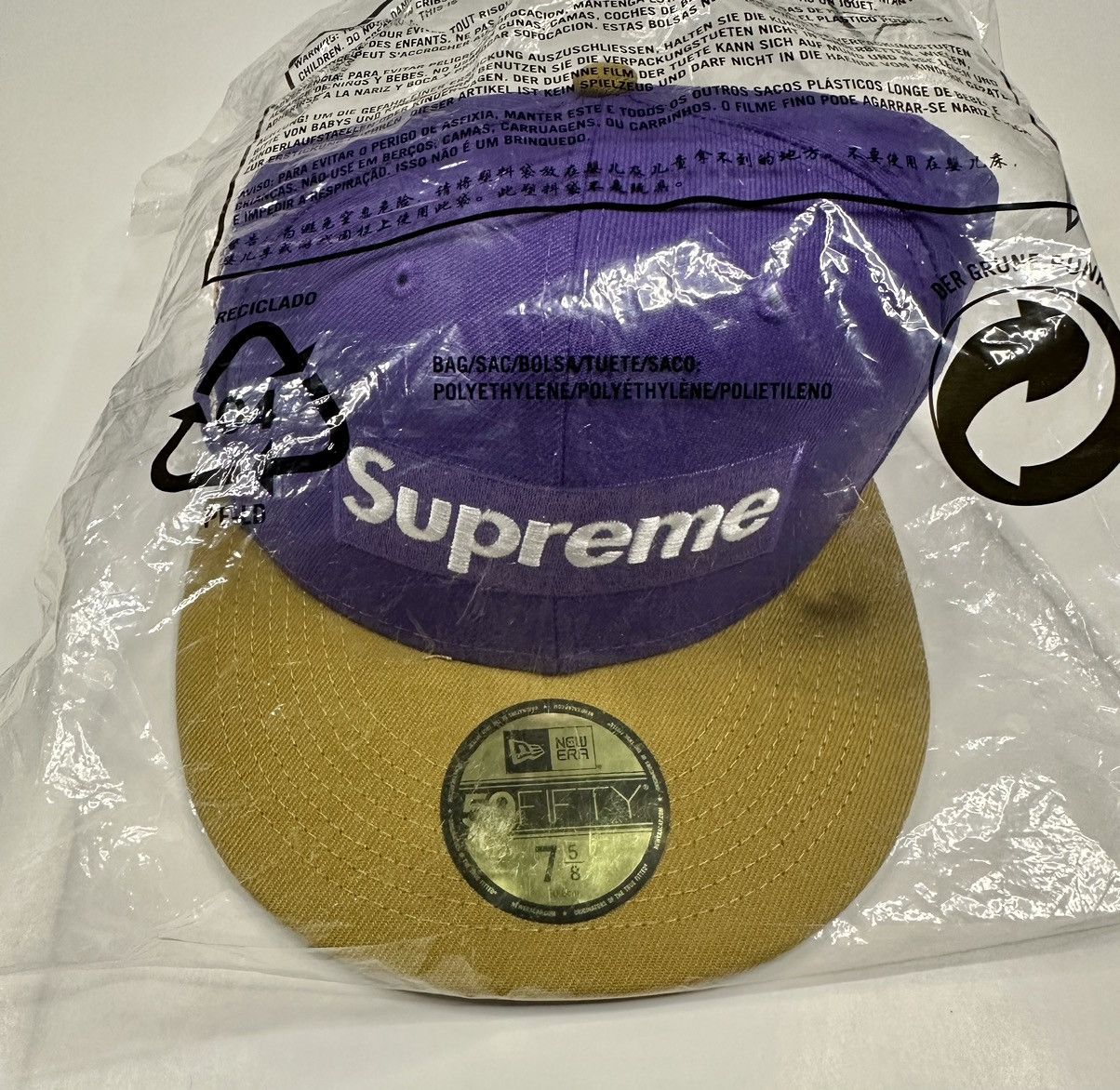 帽子 Supreme 2-Tone Box Logo New Era 7 5/8 Supreme 2-Tone Box Logo New Era (SS22) - $48