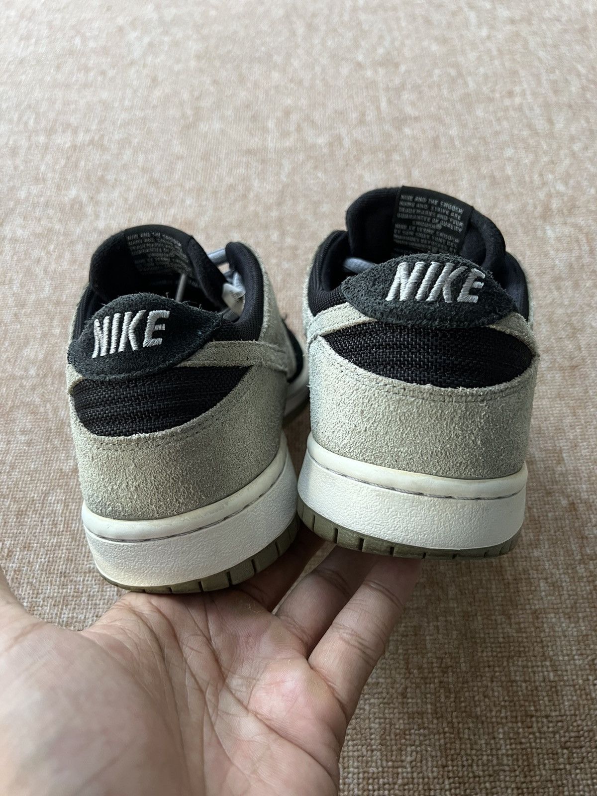 Nike RARE Nike Dunk Low Zoom Pro Sb Wolf Grey White Size US 9.5 / EU 42-43 - 6 Thumbnail