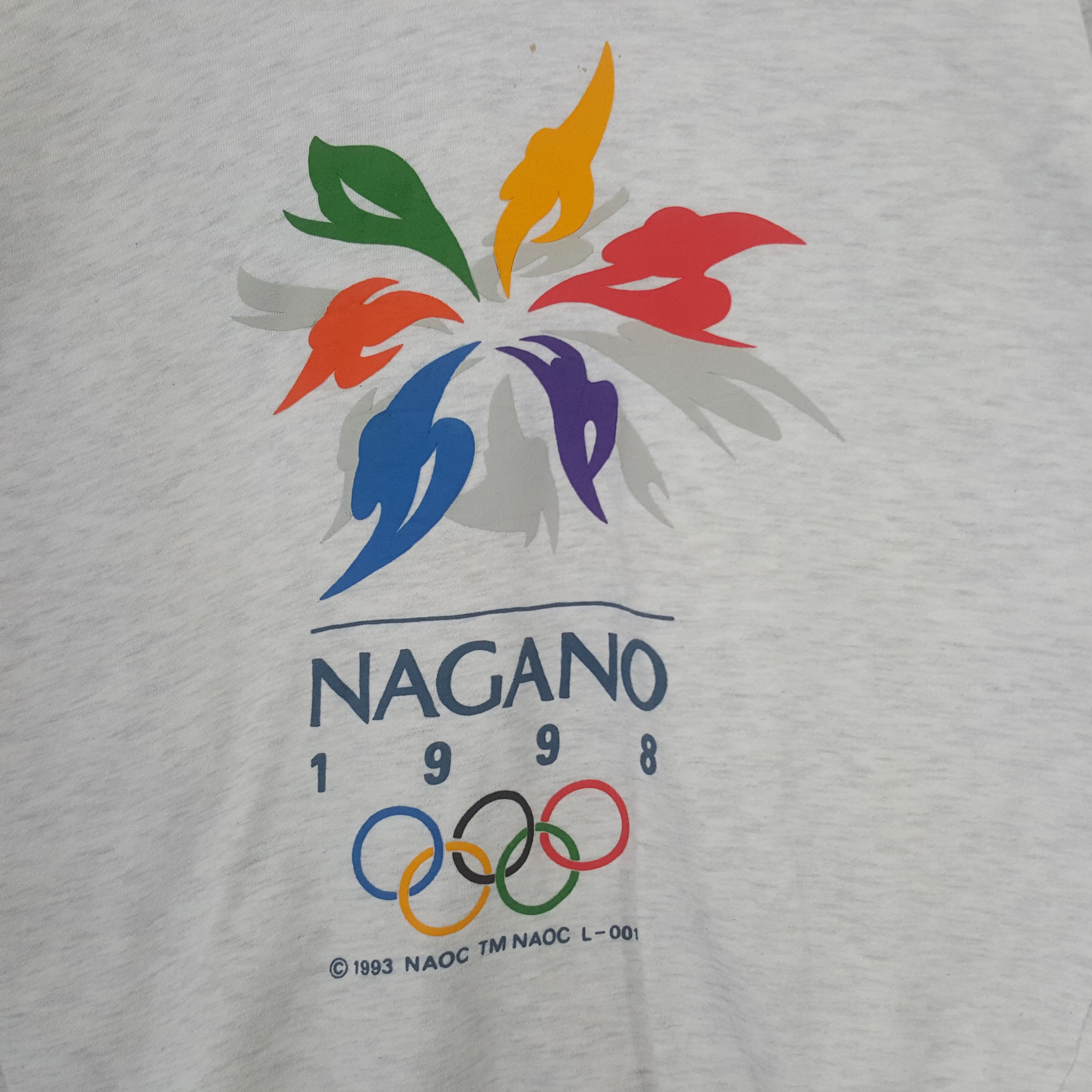 Mizuno Vintage 90's Nagano 1998 Japanese Olympic Games Sweatshirt Size US L / EU 52-54 / 3 - 2 Thumbnail
