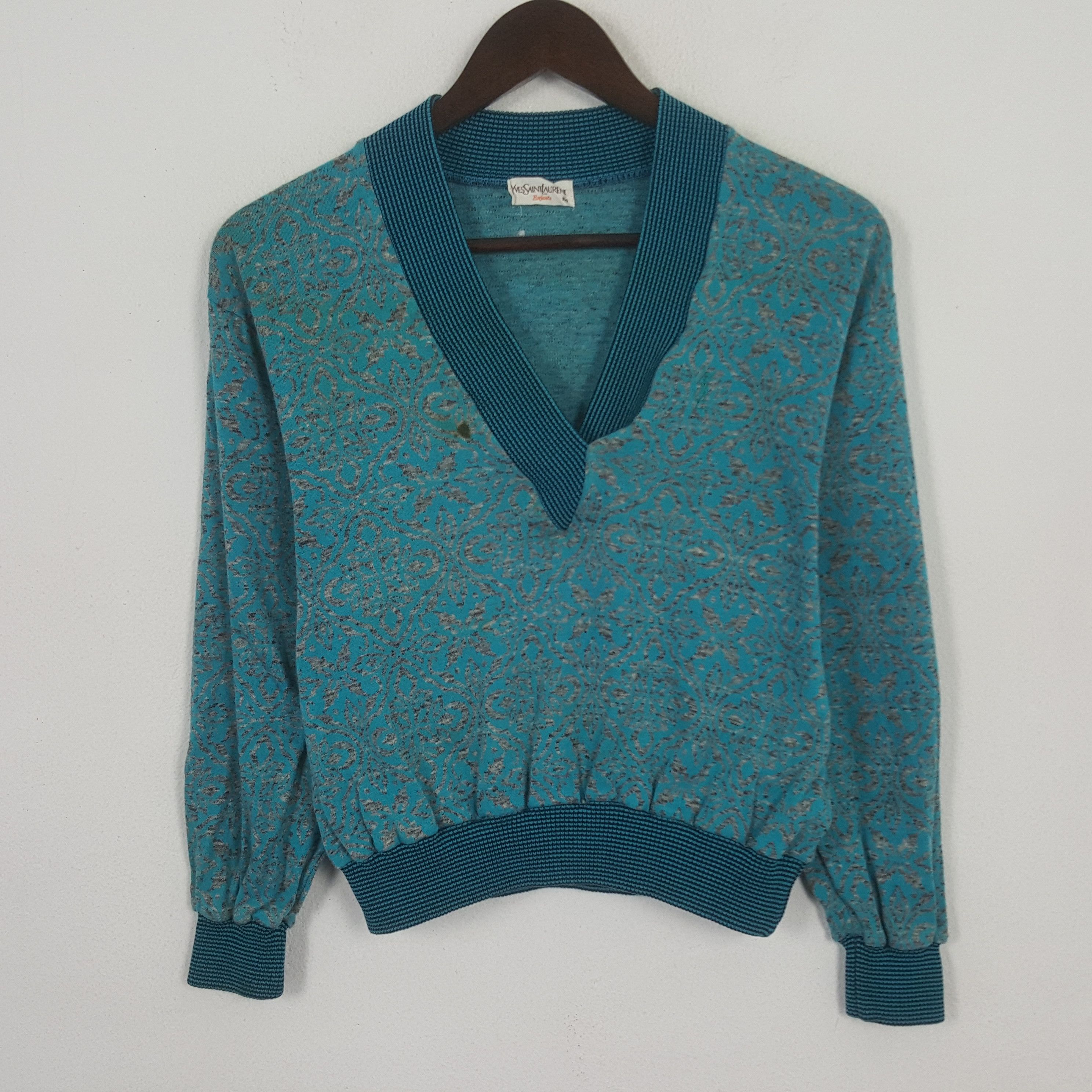 Printed Sweatshirt Yves Saint Laurent Women's Sweatshirt Ysl