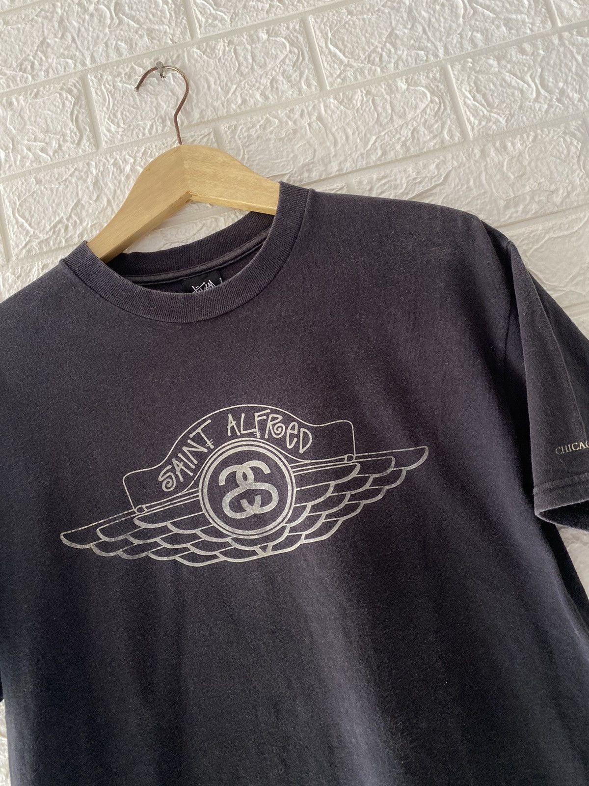 Saint Alfred × Stussy stussy saint alfred chicago tribe tee