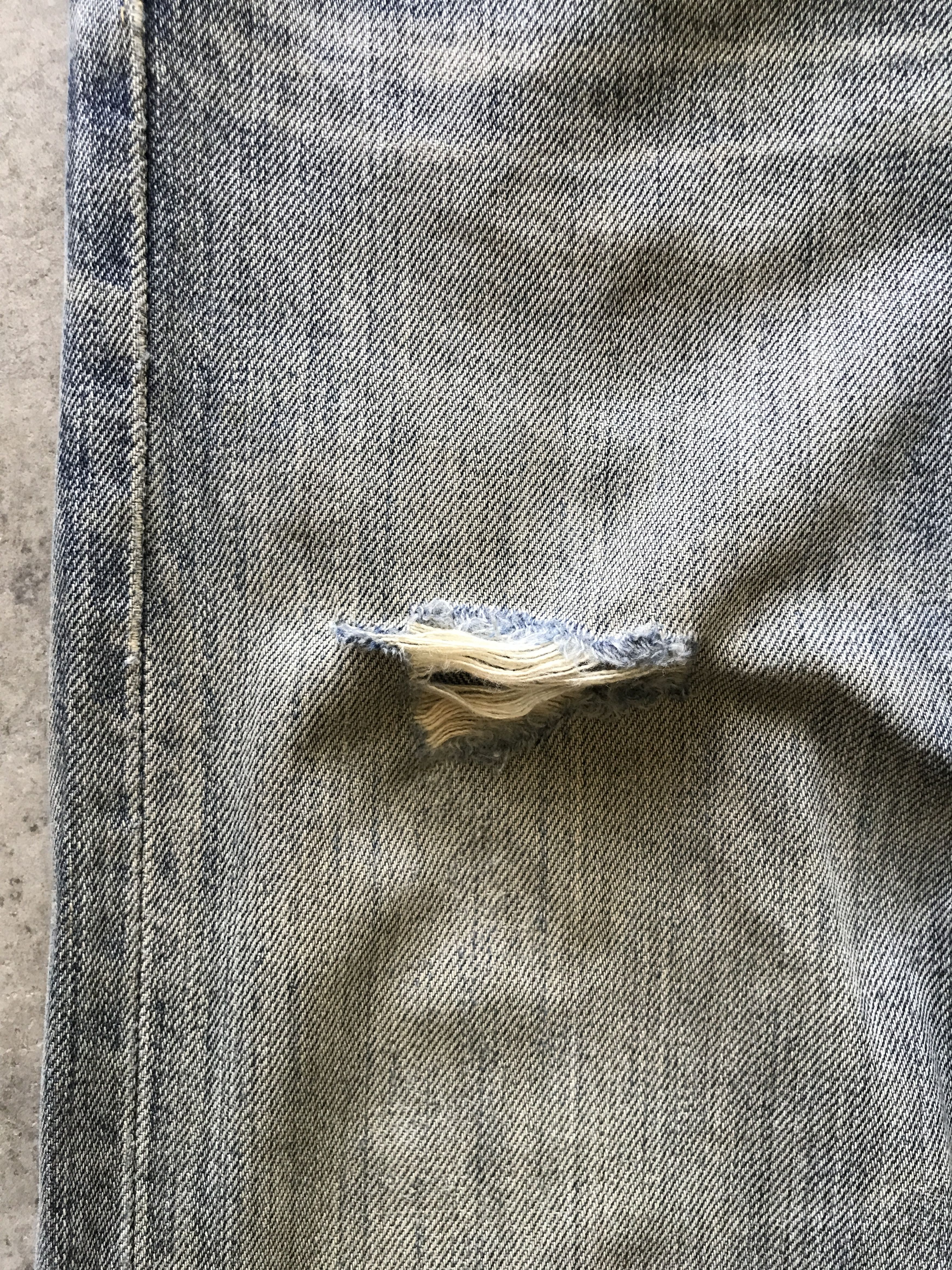Levi's VLEV61-Levis 501 Light Distressed Nirvana Style Jeans Size US 29 - 4 Thumbnail