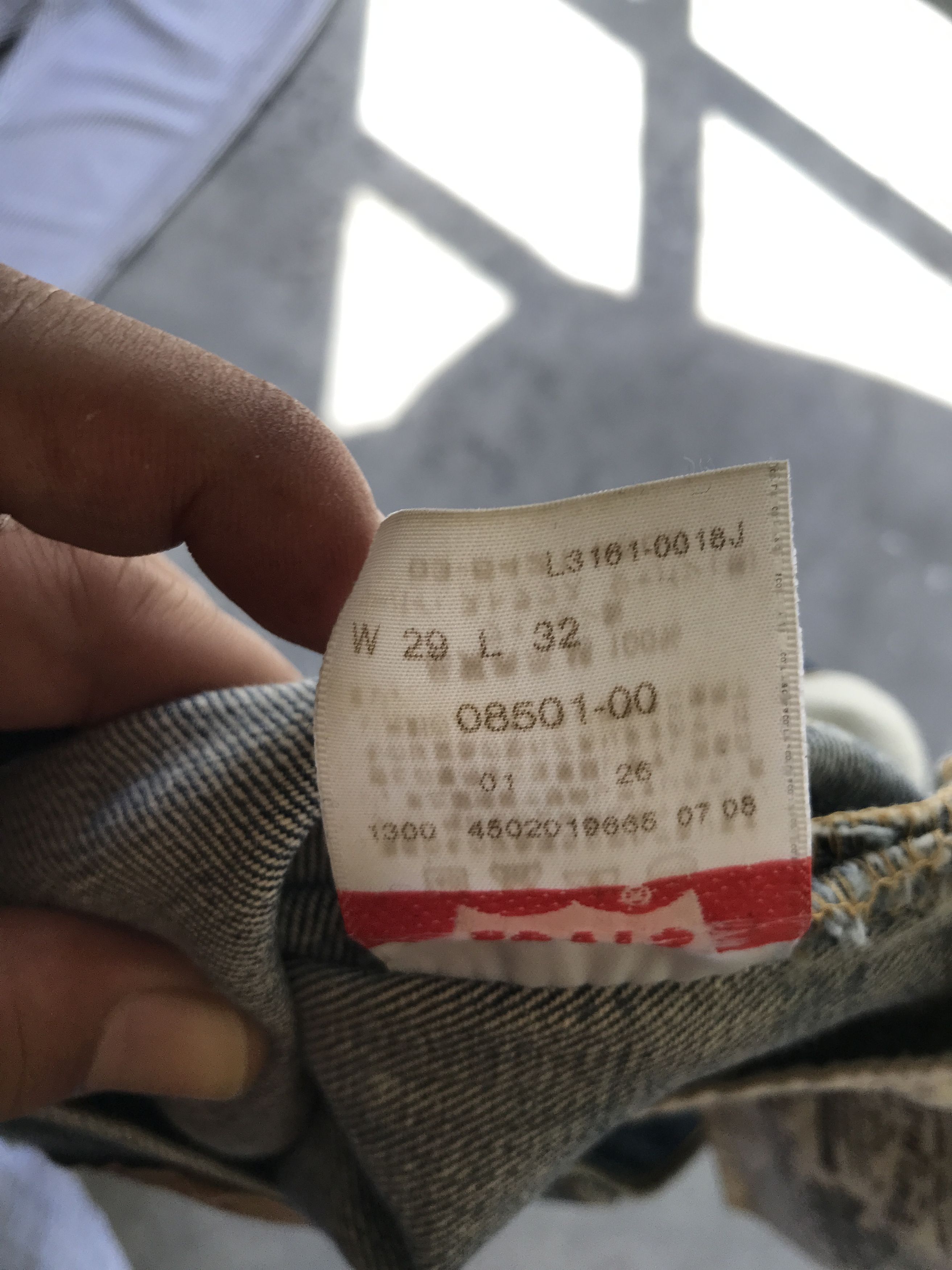 Levi's VLEV61-Levis 501 Light Distressed Nirvana Style Jeans Size US 29 - 15 Thumbnail