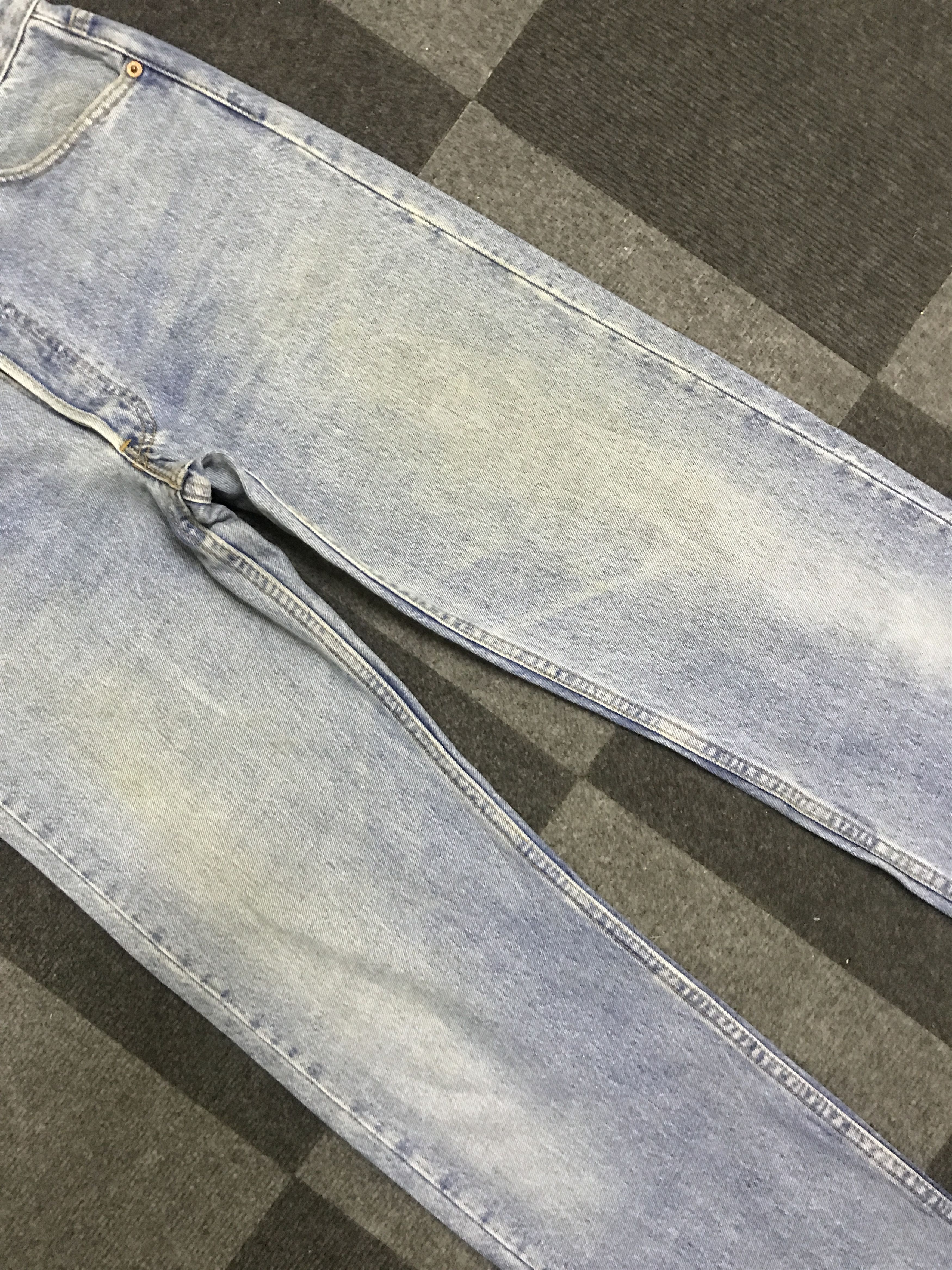 Levi's VLEV130-Vtg Levis 501 Light Wash Jeans Size US 30 / EU 46 - 3 Thumbnail