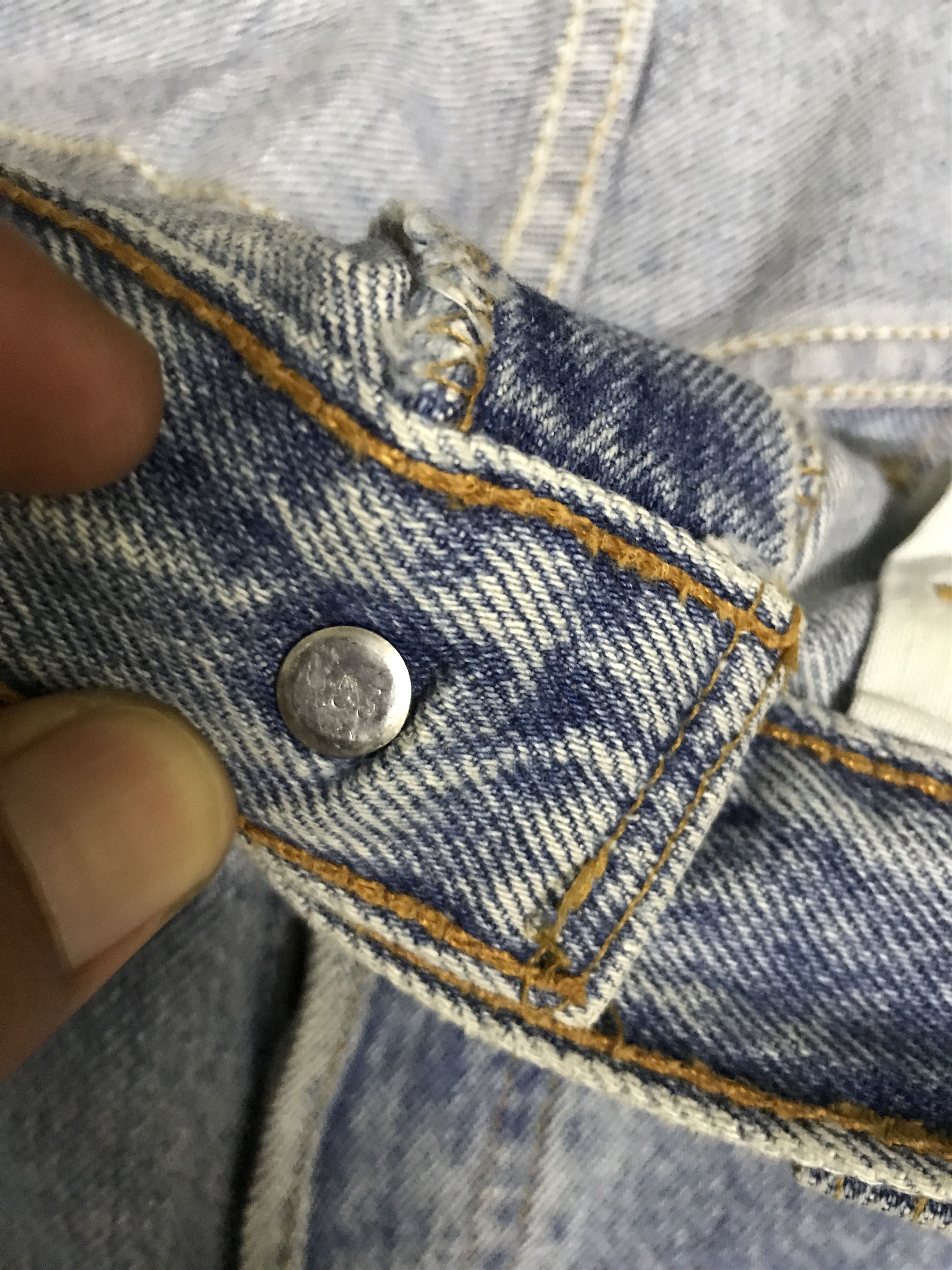 Levi's VLEV130-Vtg Levis 501 Light Wash Jeans Size US 30 / EU 46 - 6 Thumbnail