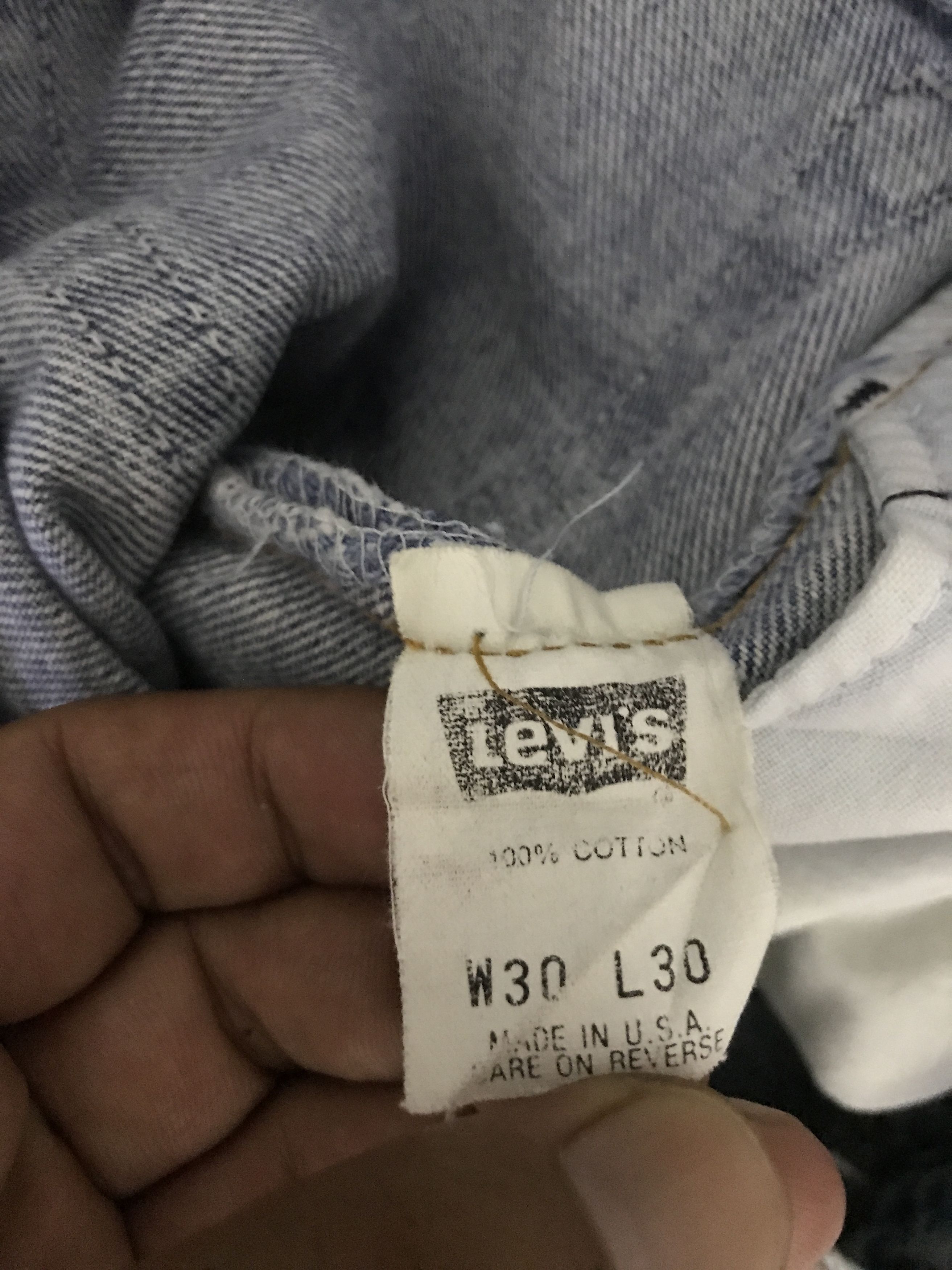 Levi's VLEV130-Vtg Levis 501 Light Wash Jeans Size US 30 / EU 46 - 15 Thumbnail
