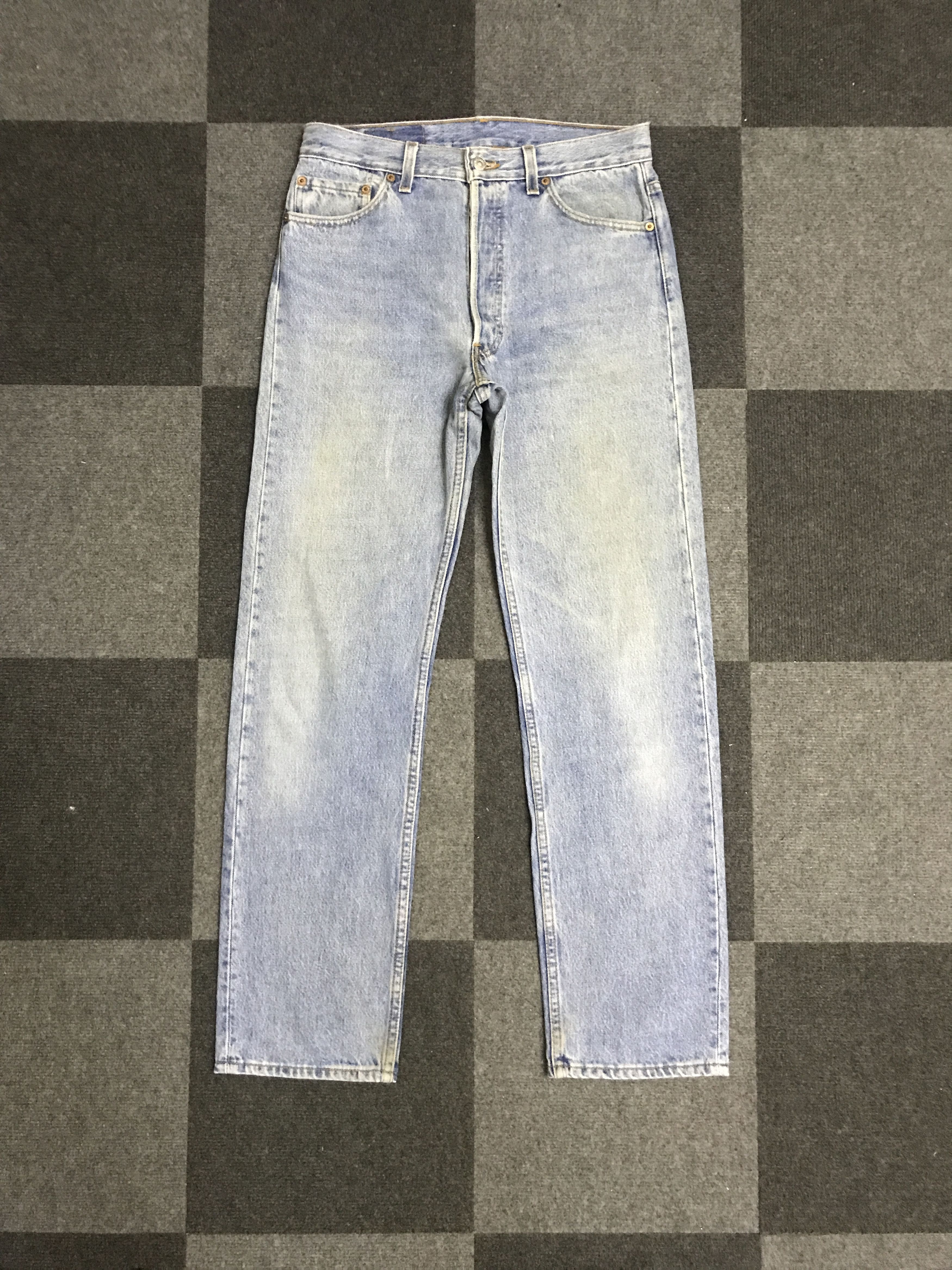 Levi's VLEV130-Vtg Levis 501 Light Wash Jeans Size US 30 / EU 46 - 1 Thumbnail