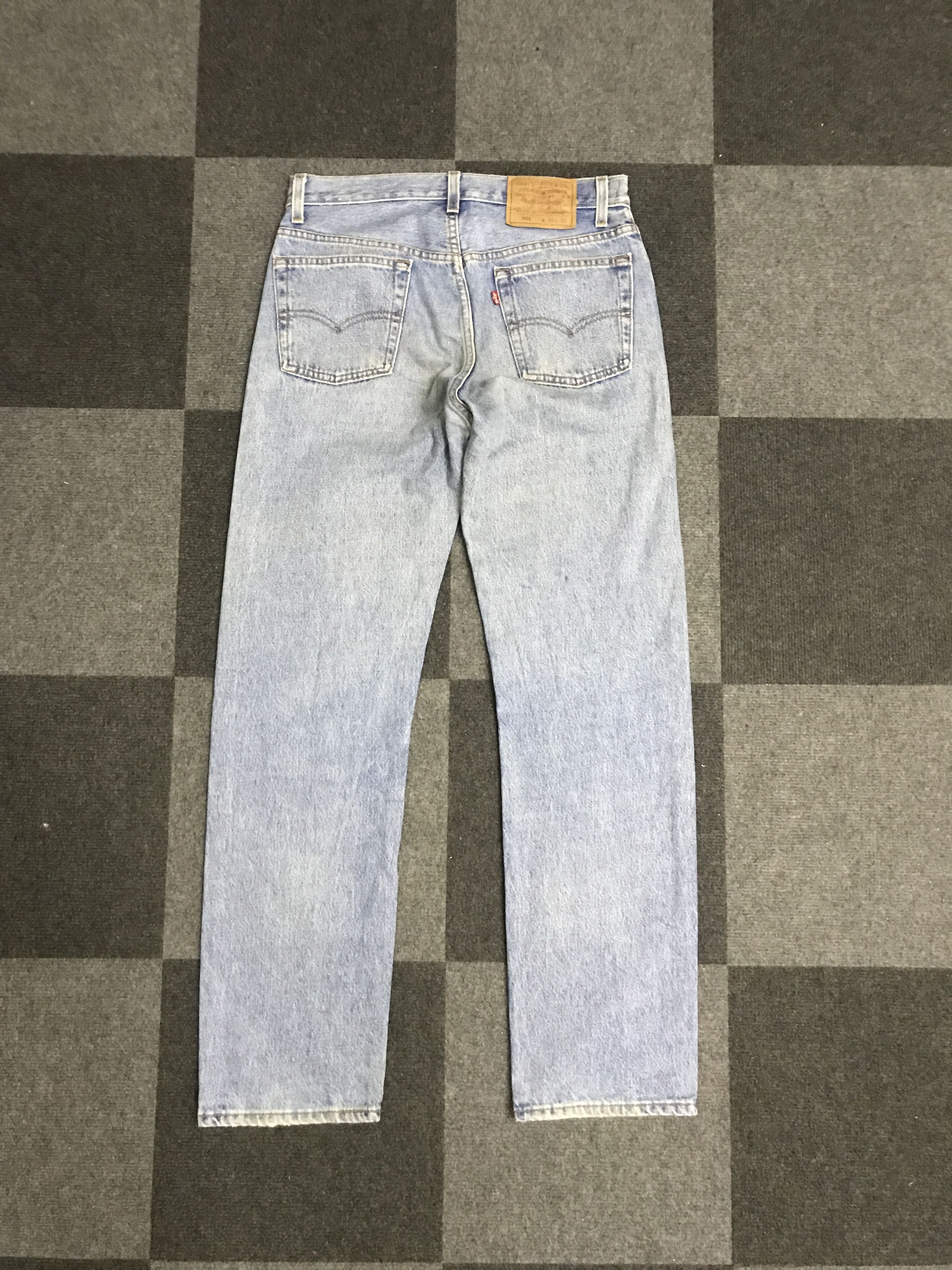 Levi's VLEV130-Vtg Levis 501 Light Wash Jeans Size US 30 / EU 46 - 7 Thumbnail