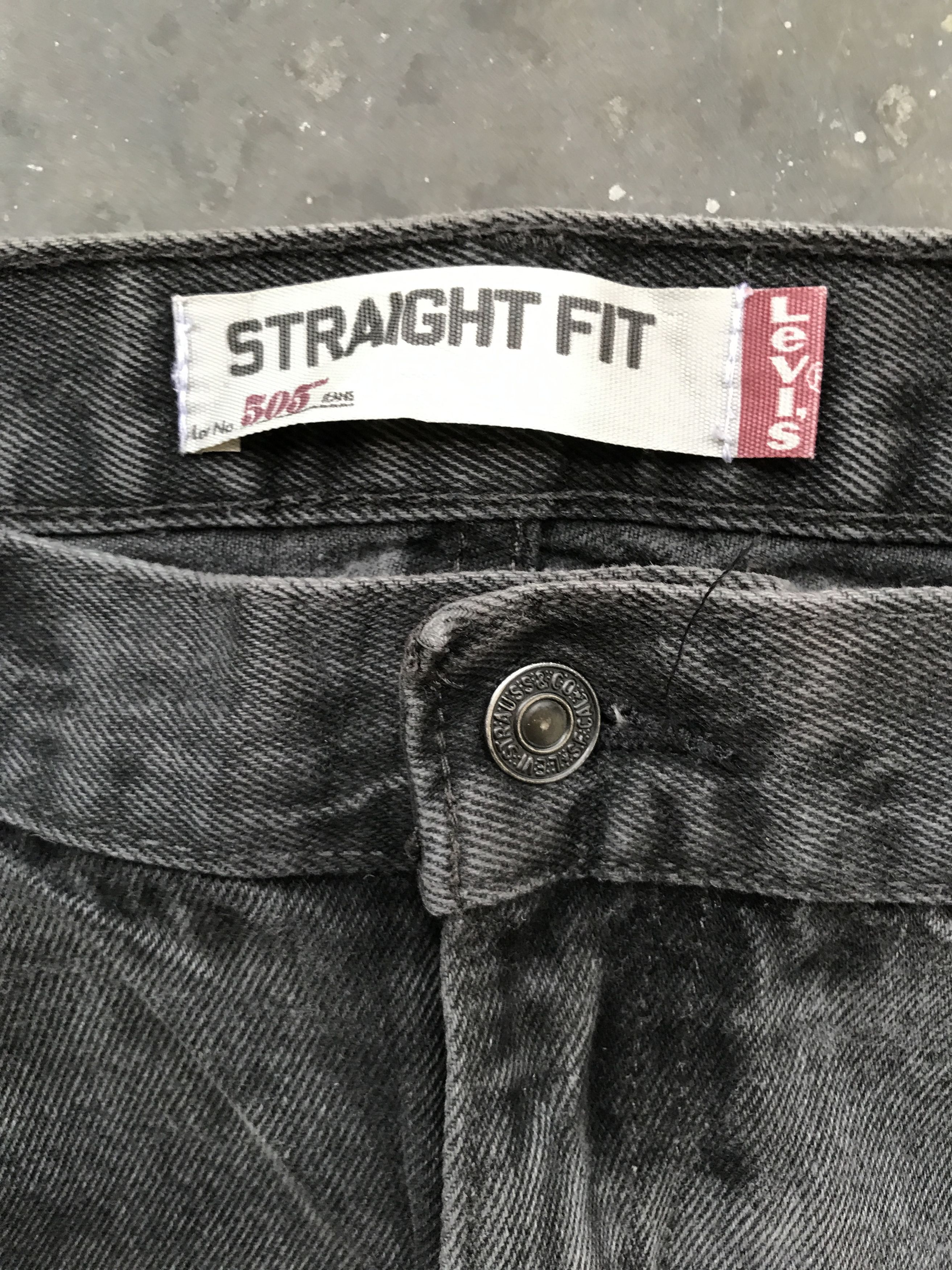 Levi's VLEV42 - Levis 505 Black Jeans Size US 38 / EU 54 - 4 Thumbnail
