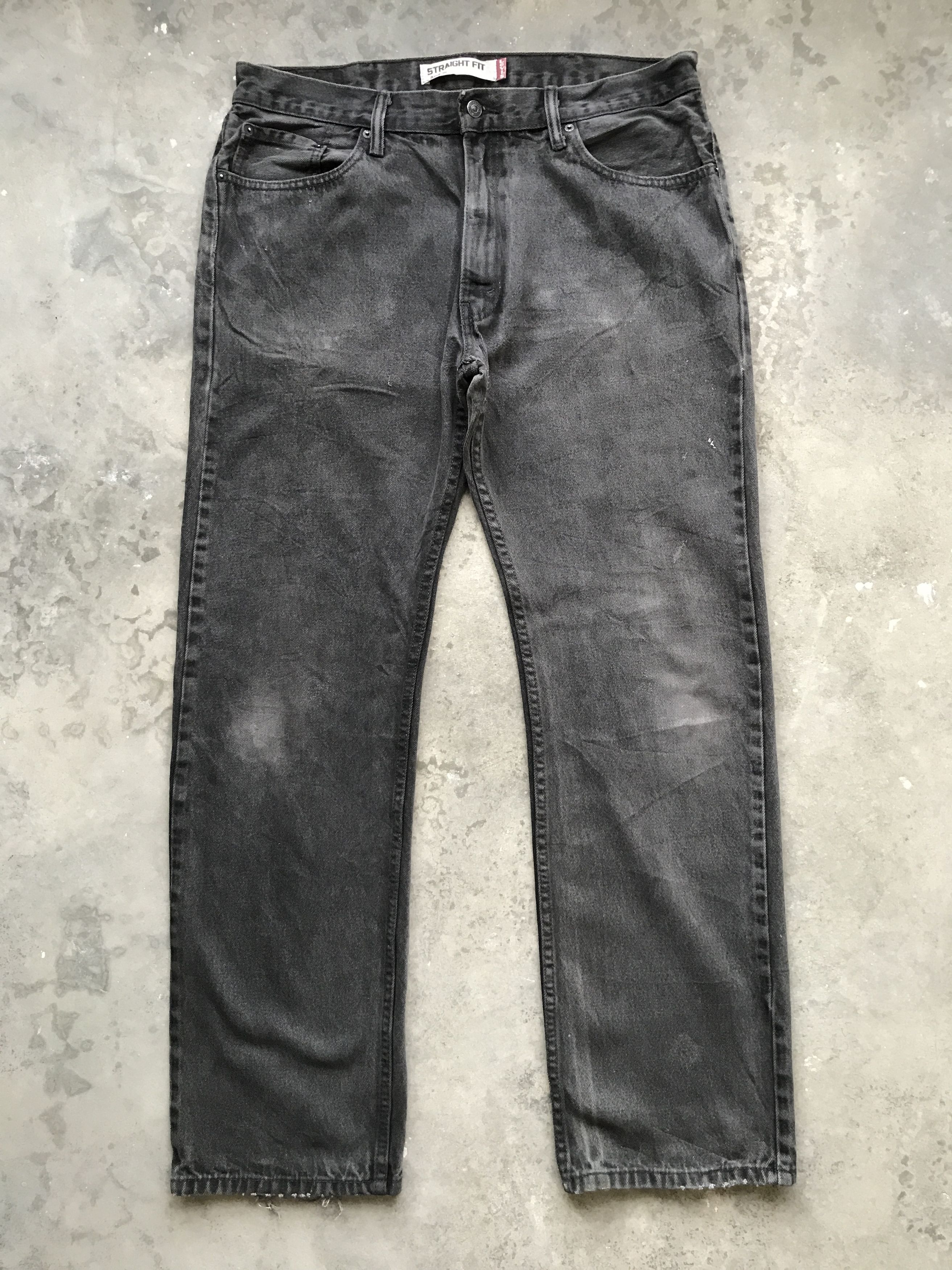 image of Vlev42 - Levis 505 Black Jeans, Men's (Size 38)