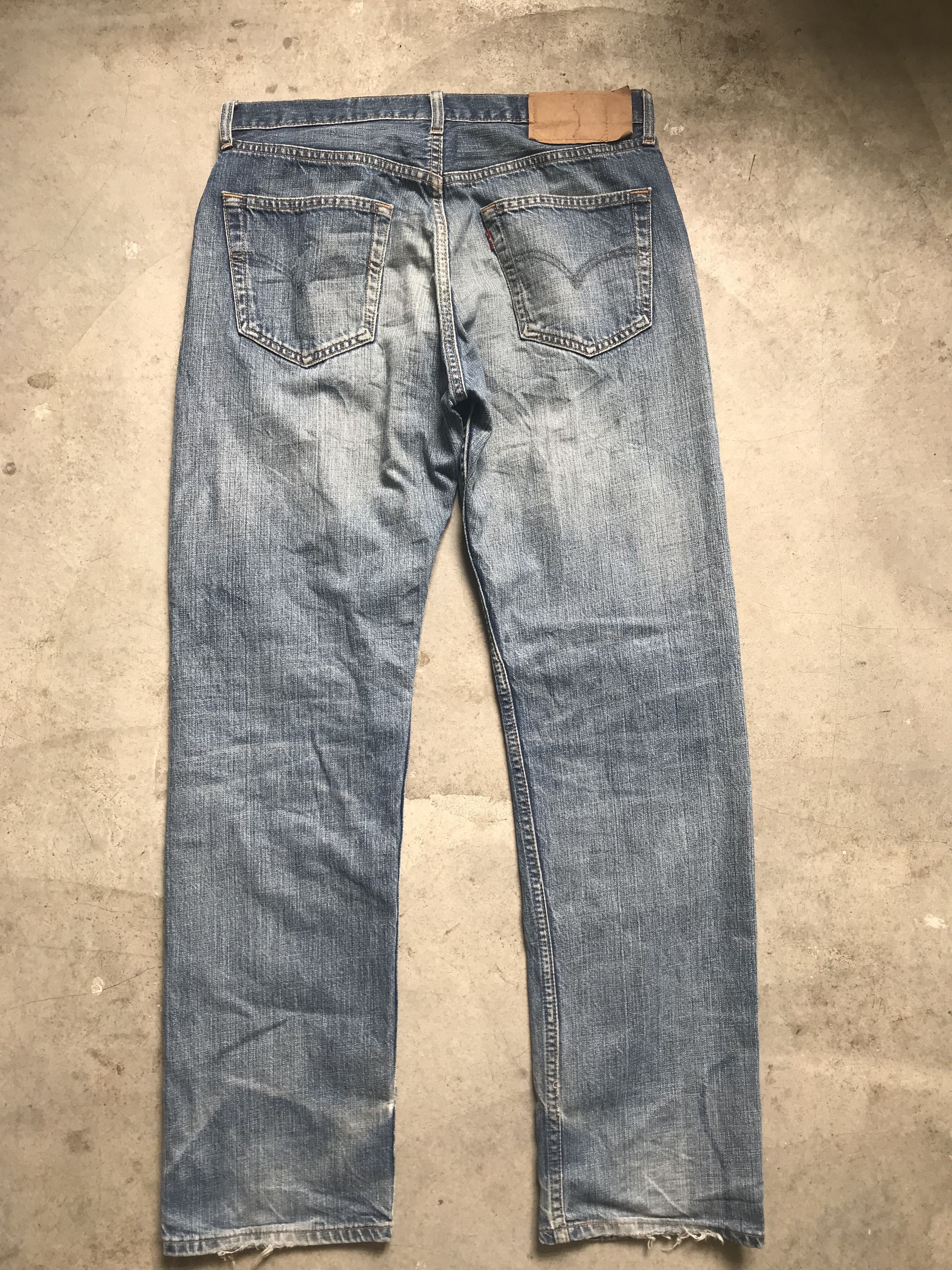 Levi's VLEV34 - Vintage Levis 501 Distressed Denim Size US 31 - 9 Thumbnail