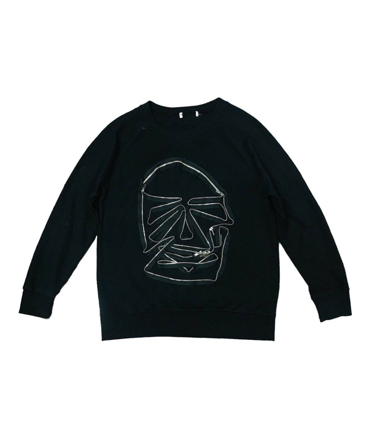 Hysteric Glamour Art Zipper Face Head Mask Reaction Present Sweatshirt Size US S / EU 44-46 / 1 - 2 Thumbnail