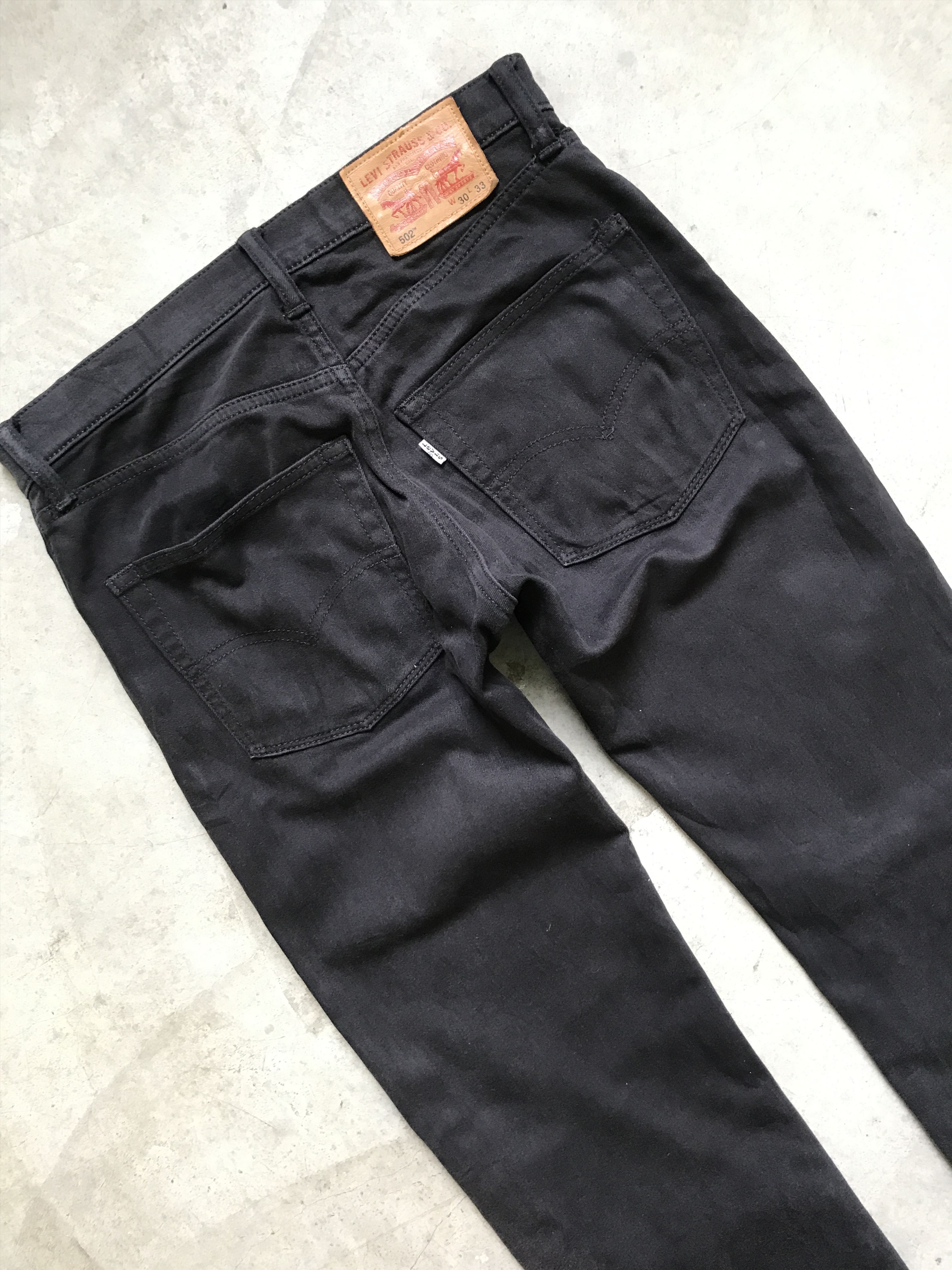 Levi's VLEV37 - Levis 502 Black Pant Size US 32 / EU 48 - 10 Thumbnail