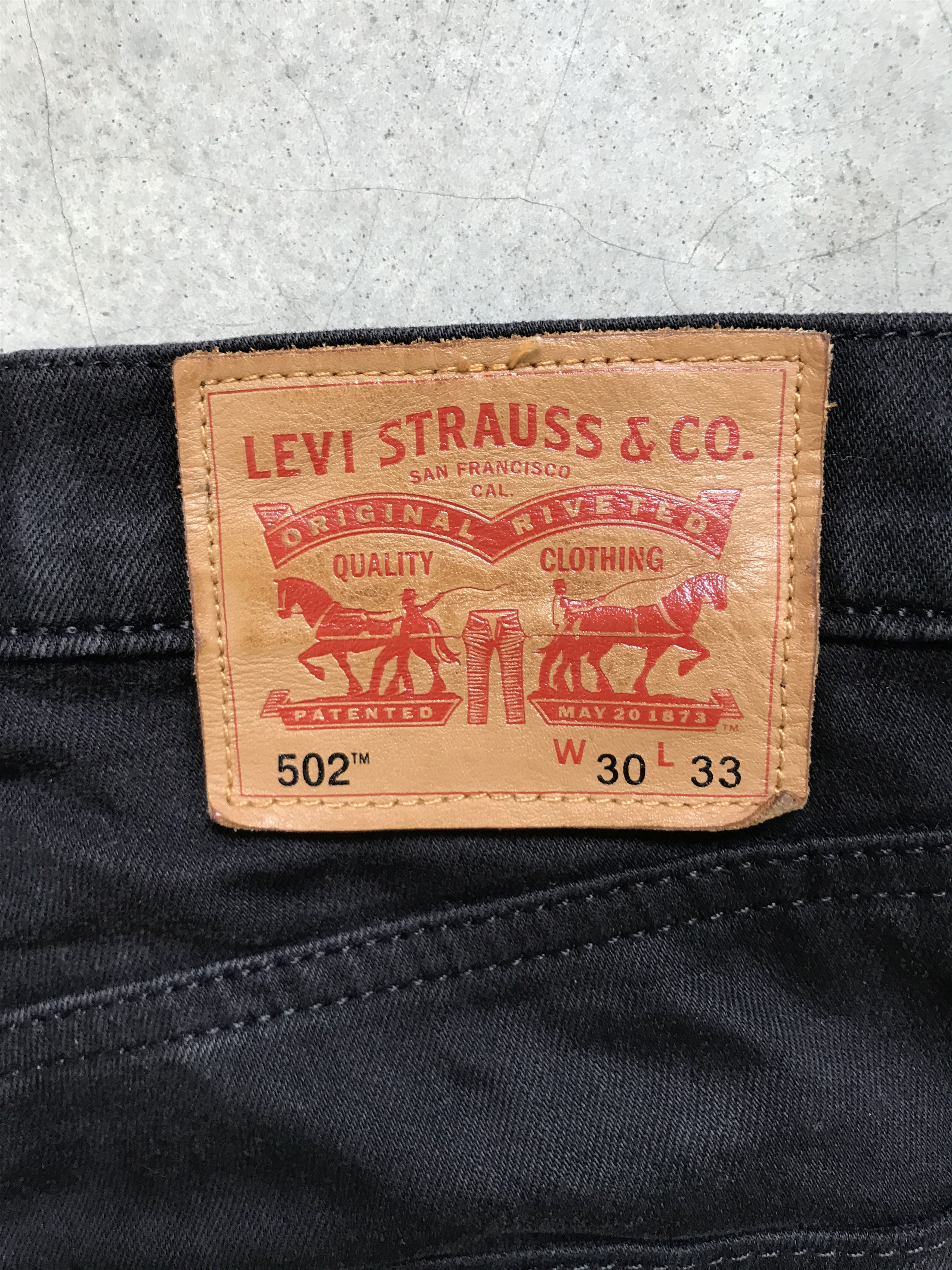 Levi's VLEV37 - Levis 502 Black Pant Size US 32 / EU 48 - 12 Thumbnail