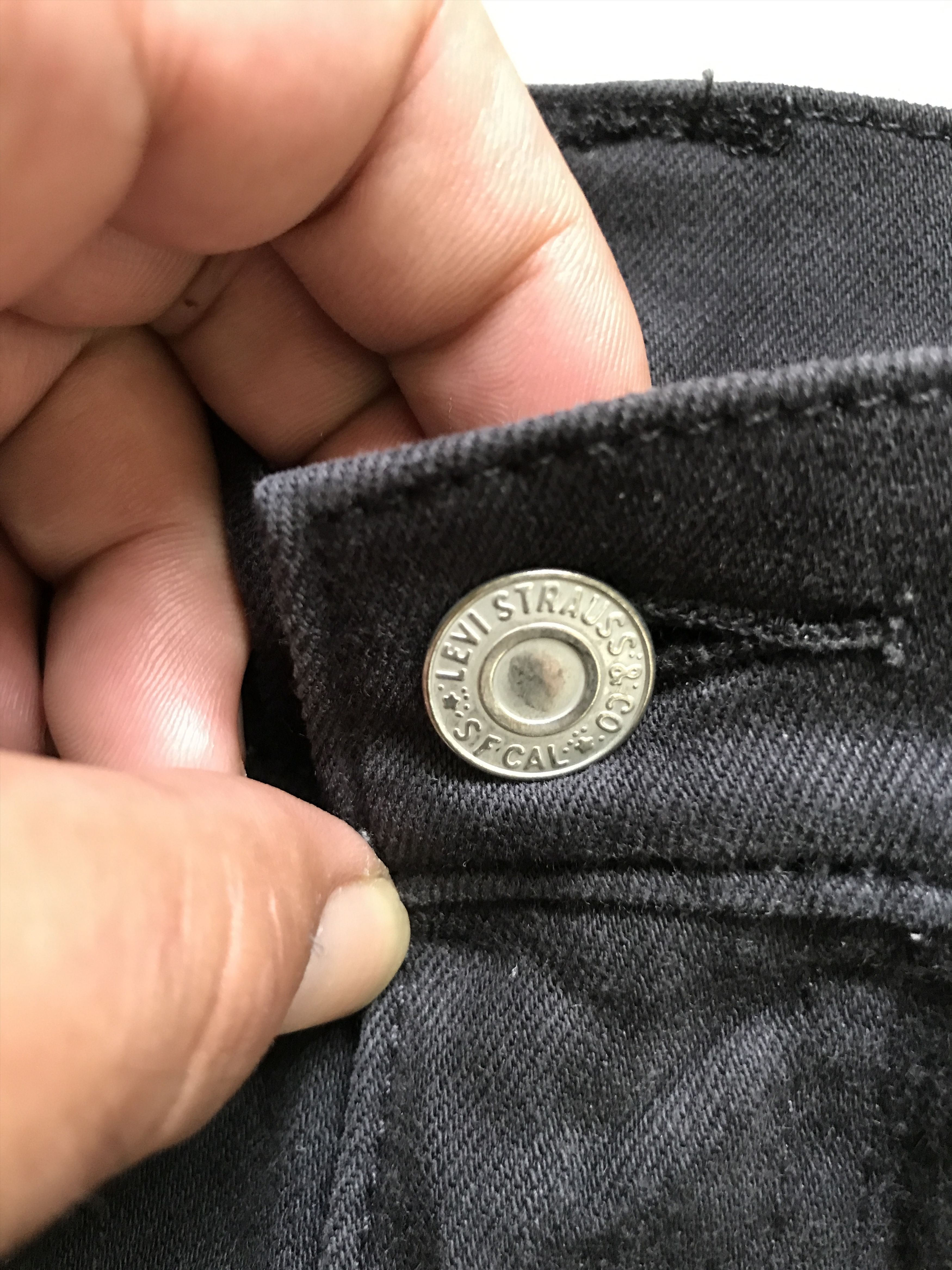 Levi's VLEV37 - Levis 502 Black Pant Size US 32 / EU 48 - 4 Thumbnail