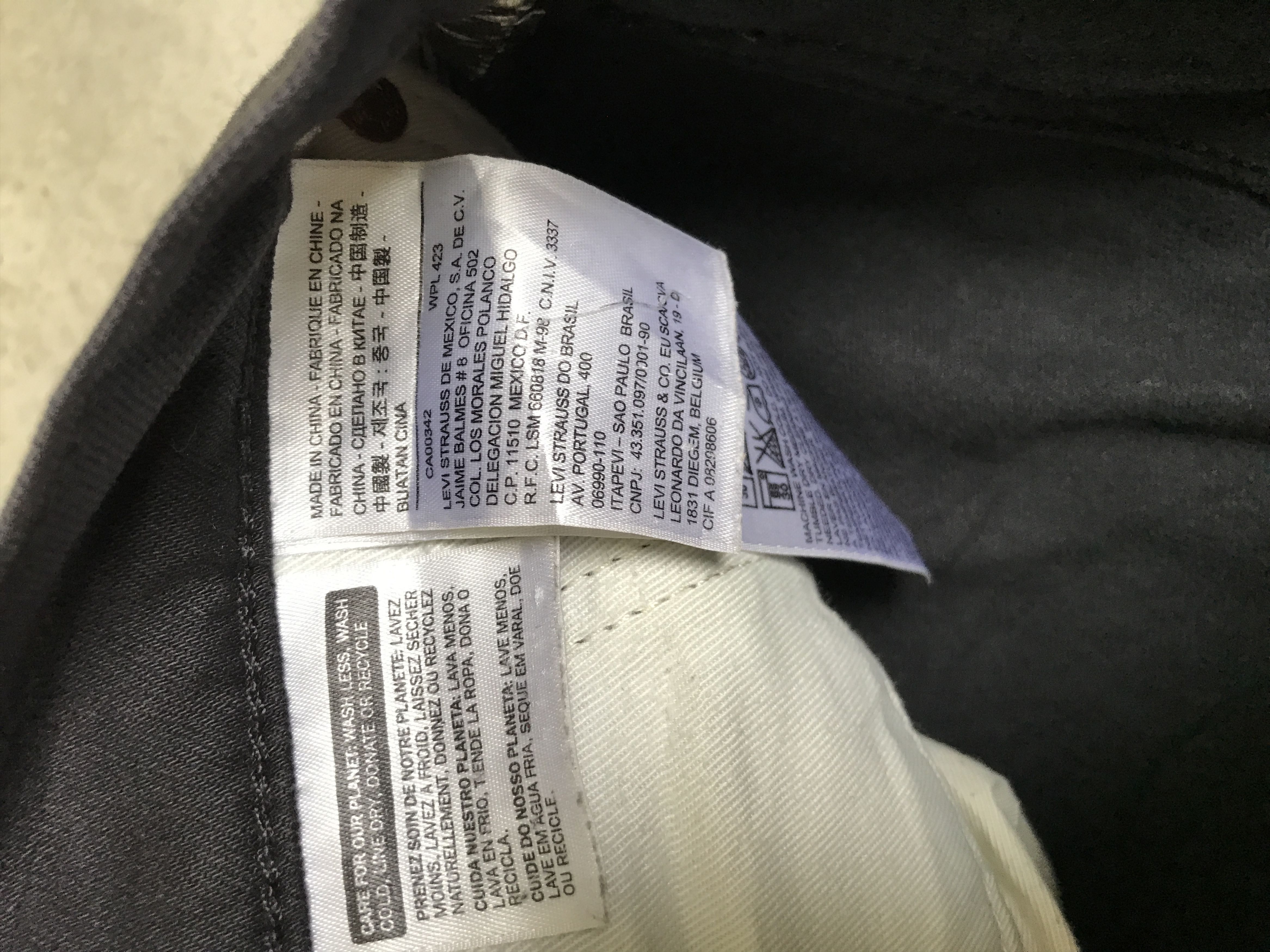Levi's VLEV37 - Levis 502 Black Pant Size US 32 / EU 48 - 7 Thumbnail