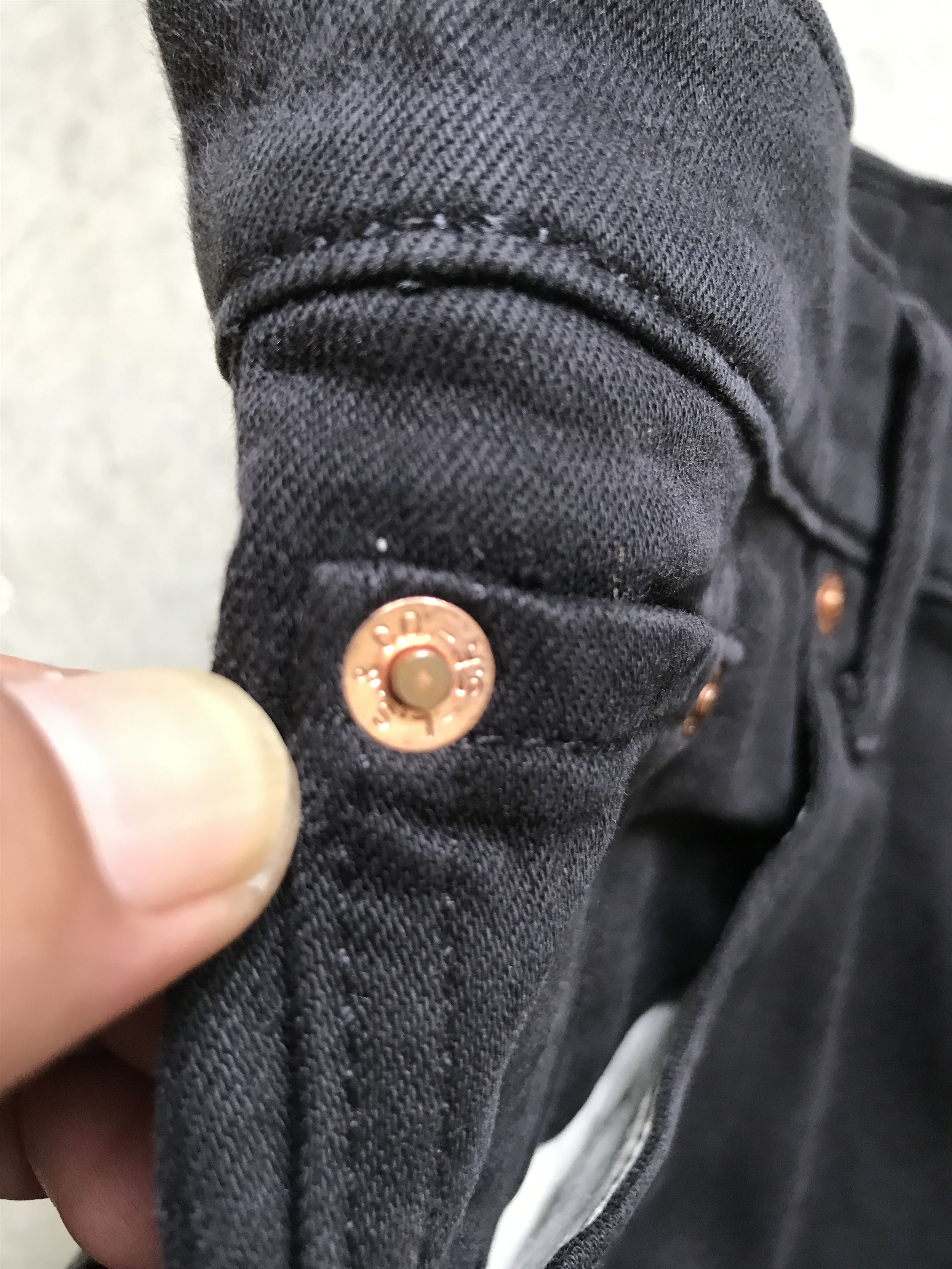 Levi's VLEV37 - Levis 502 Black Pant Size US 32 / EU 48 - 5 Thumbnail