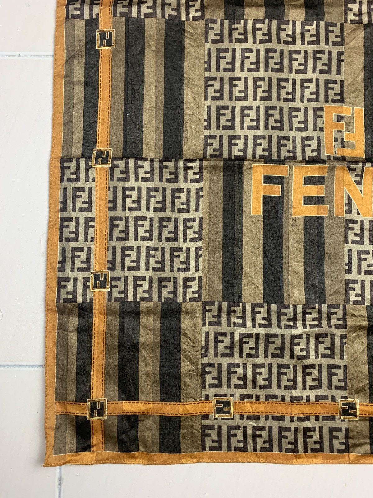 Vintage Fendi Handkerchief Pocketsquares Size ONE SIZE - 7 Thumbnail