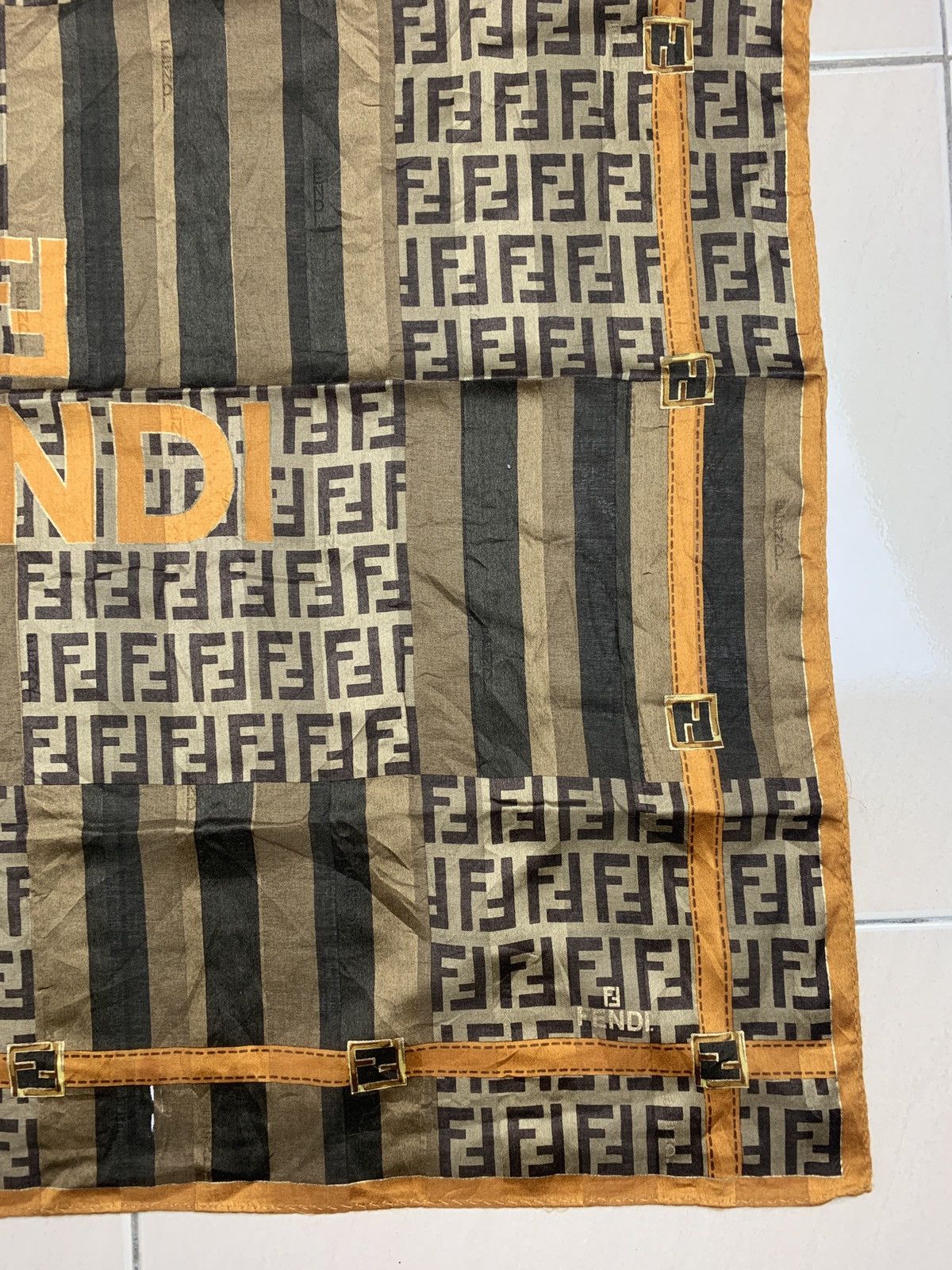 Vintage Fendi Handkerchief Pocketsquares Size ONE SIZE - 4 Thumbnail