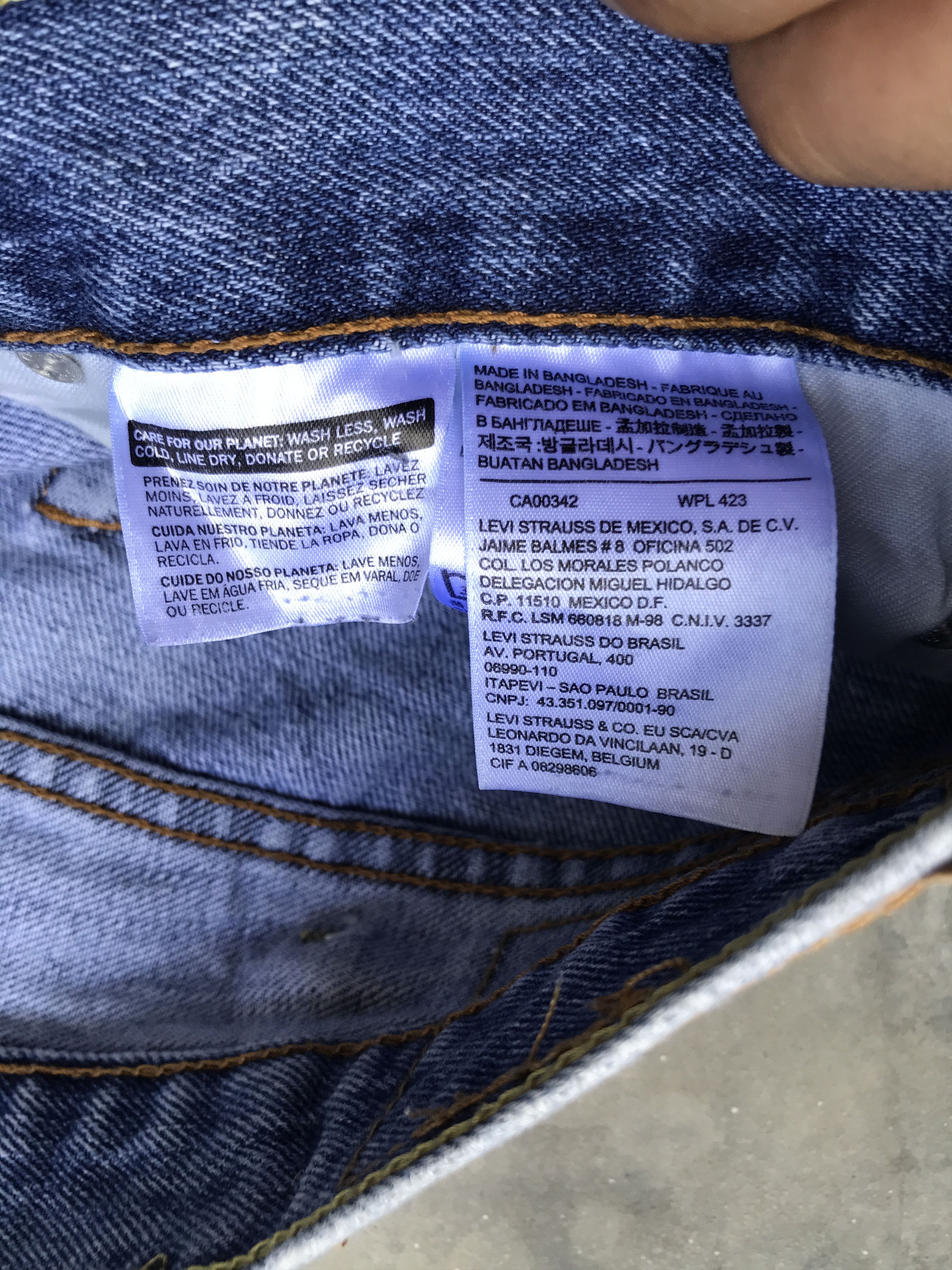 Levi's VLEV54 - Levis 505 Light Wash Regular Jeans Size US 37 - 8 Thumbnail