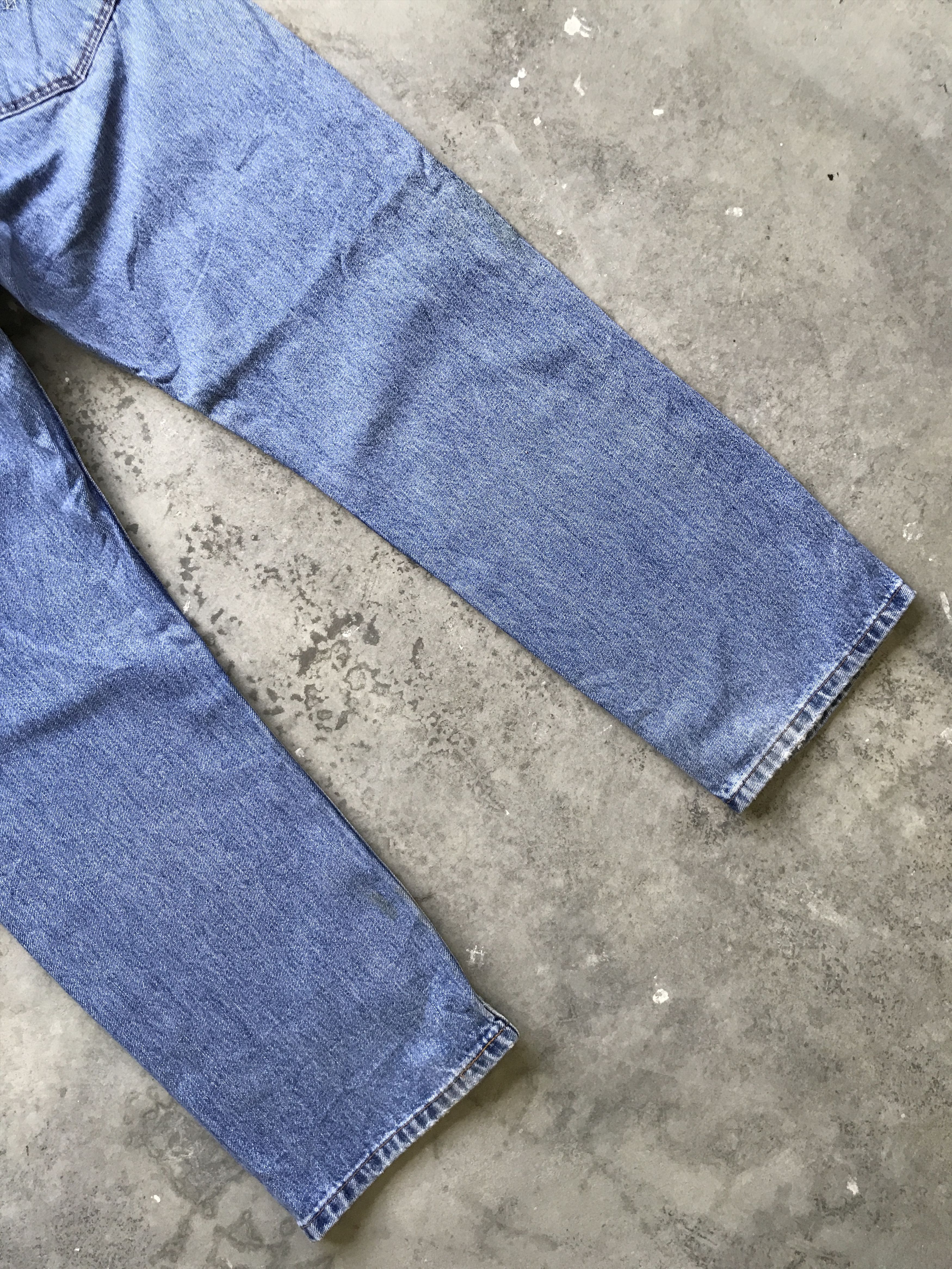 Levi's VLEV54 - Levis 505 Light Wash Regular Jeans Size US 37 - 11 Thumbnail