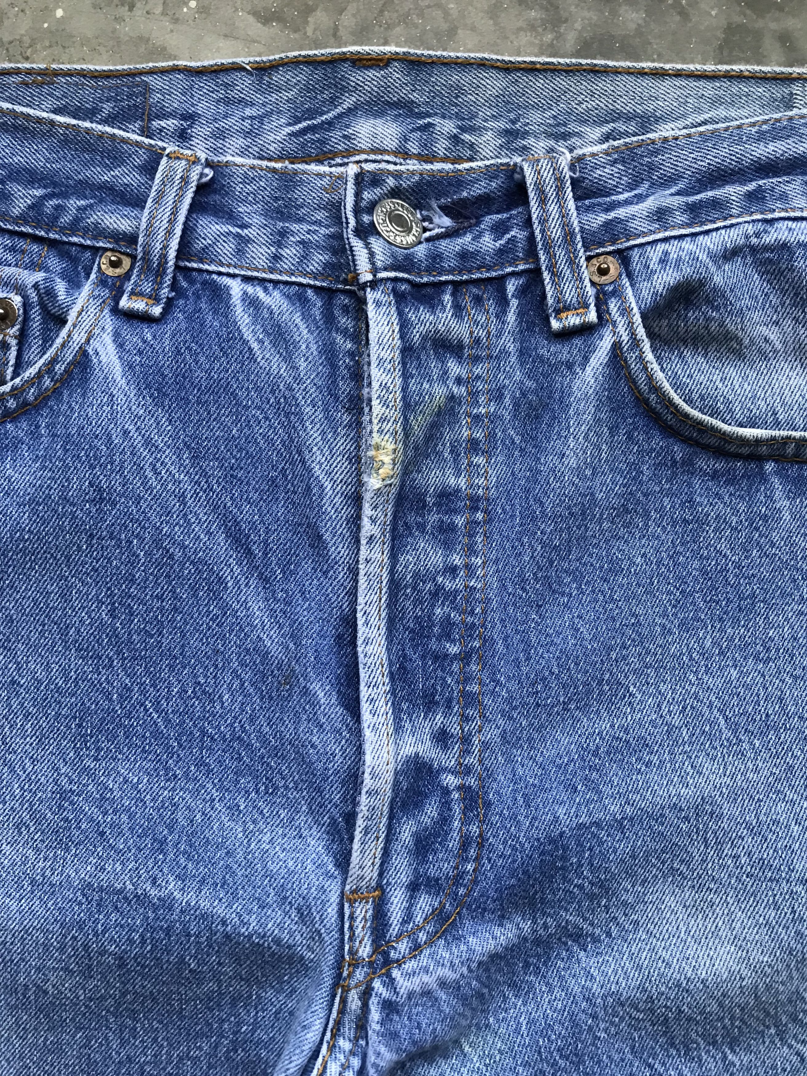 Levi's VLEV14 - Vintage 80s Levis 501 Denim Size US 31 - 7 Thumbnail